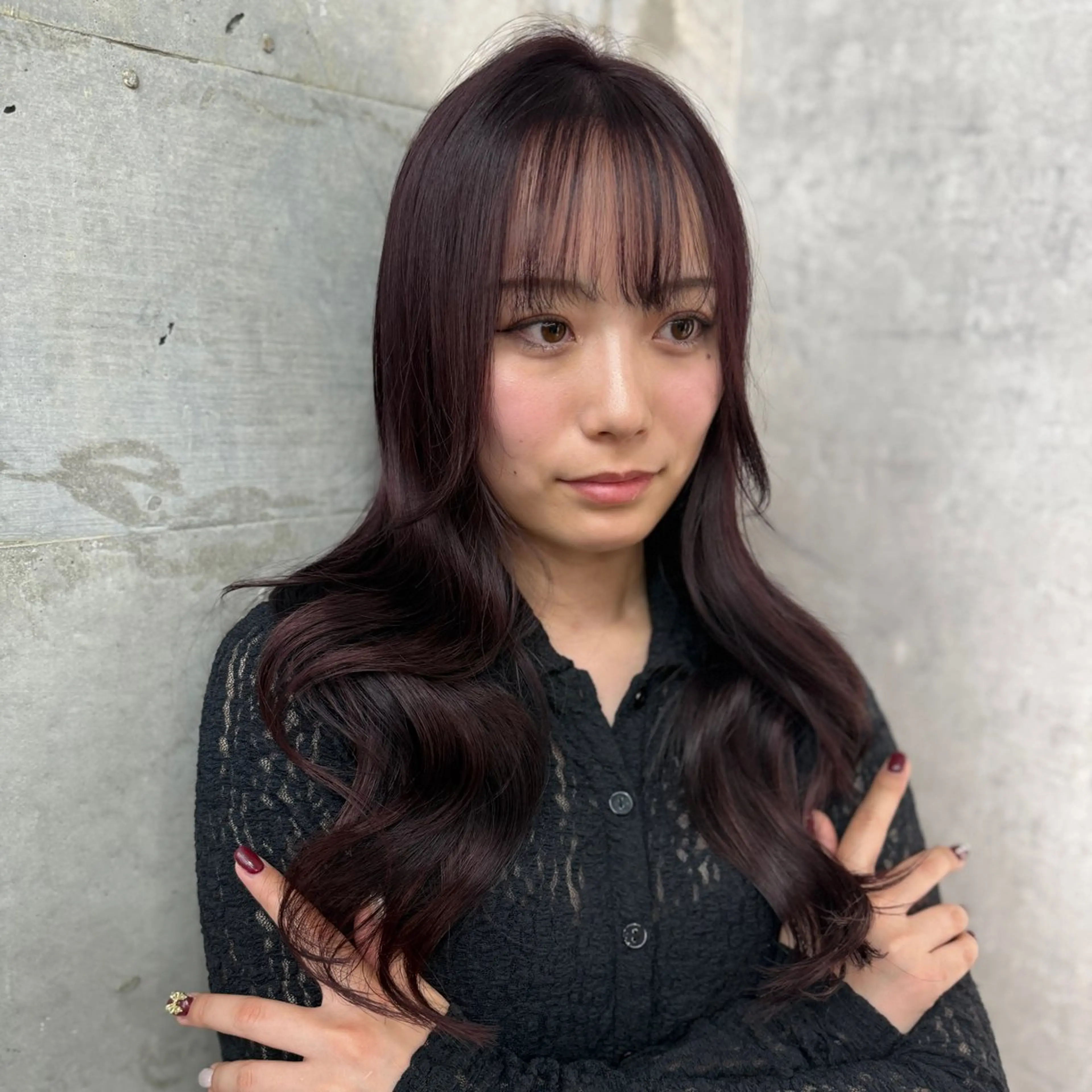 ロング ヘアカラー alo所属・ほの/ブリーチモデル 🎀/艶カラー‎のヘアスタイル