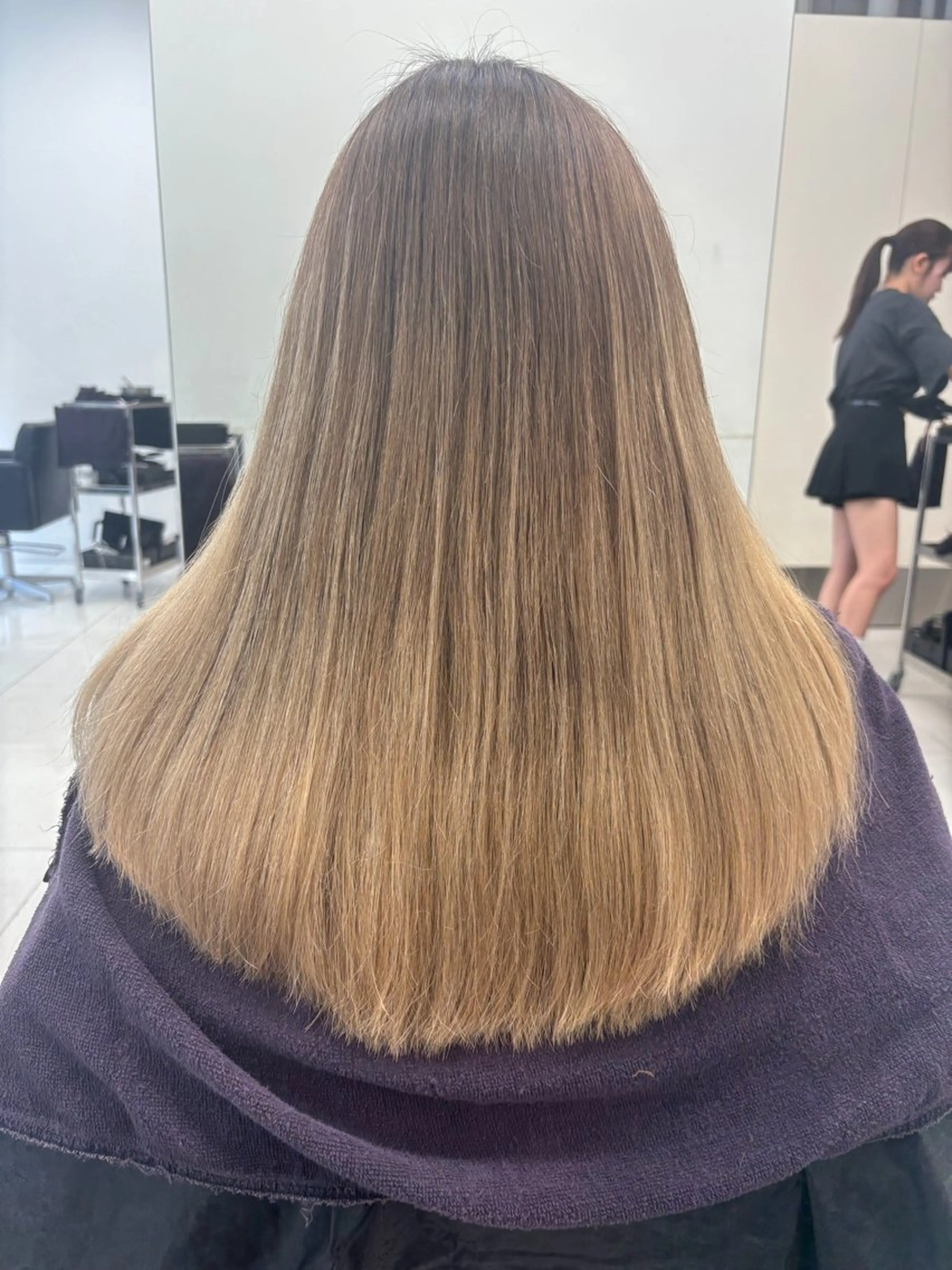 ミディアム カラー ⭐️無料！カット モデル募集⭐️夕貴のヘアスタイル