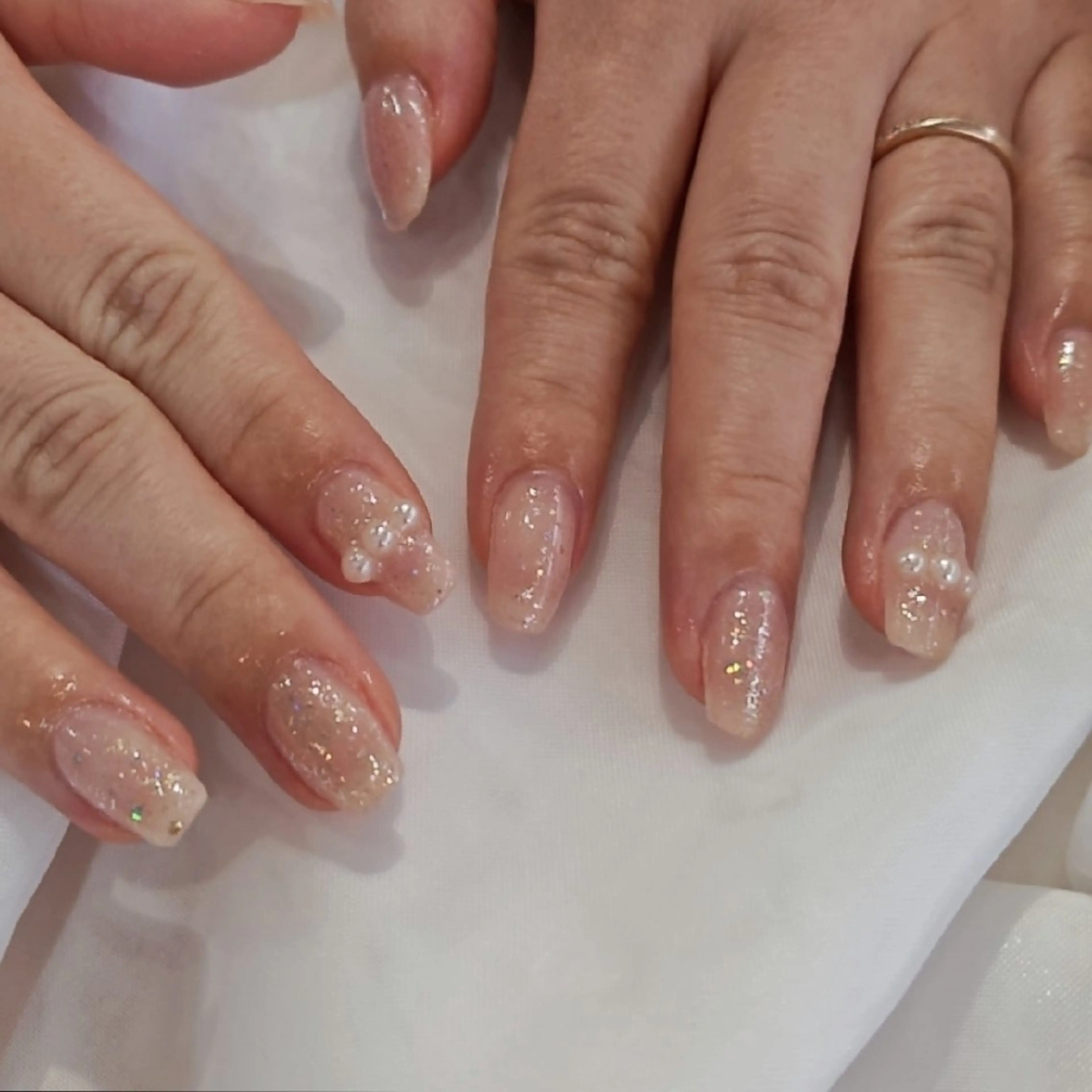 ネイル 入学式 卒業式 ワンカラーネイル ピンク 春ネイル ハンドネイル felicita服部店所属・felicita fumi♡のネイルデザイン