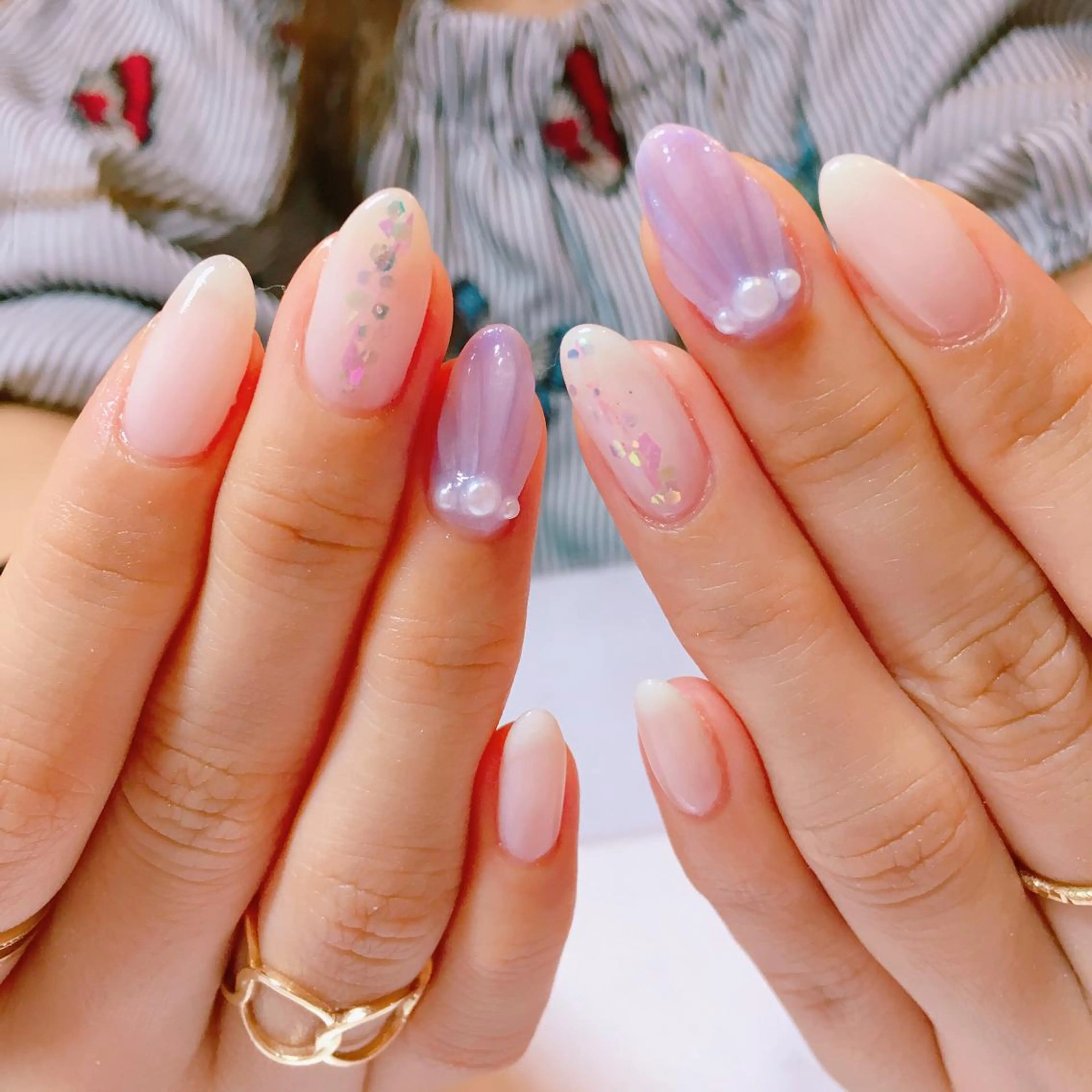 ネイル La neige* yuki 🥯🍑のネイルデザイン