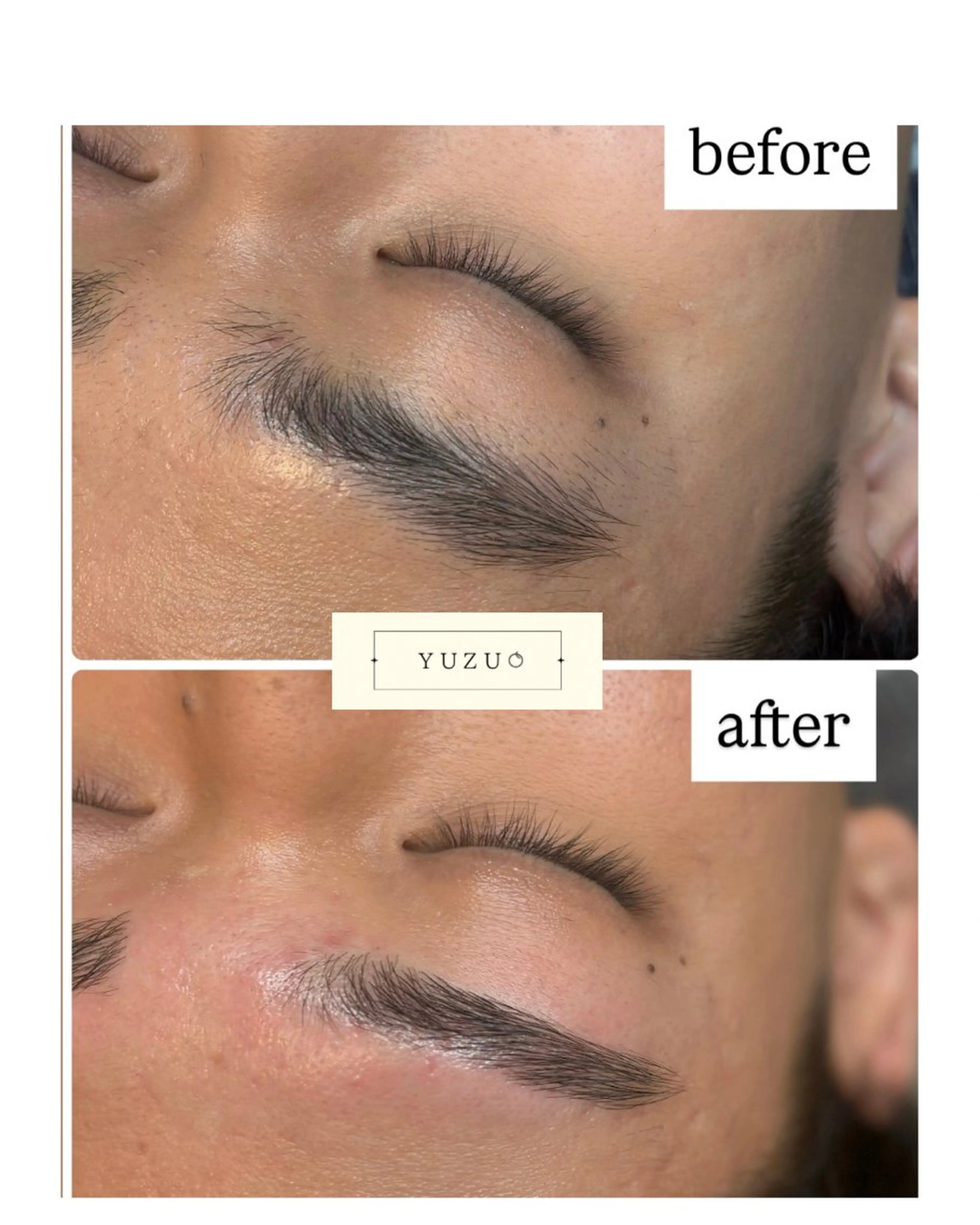 メンズ アイブロウ ワックス脱毛 Salon【yuzu.】所属・🍊肌管理×美眉 【yuzu.】の眉毛・アイブロウイメージ