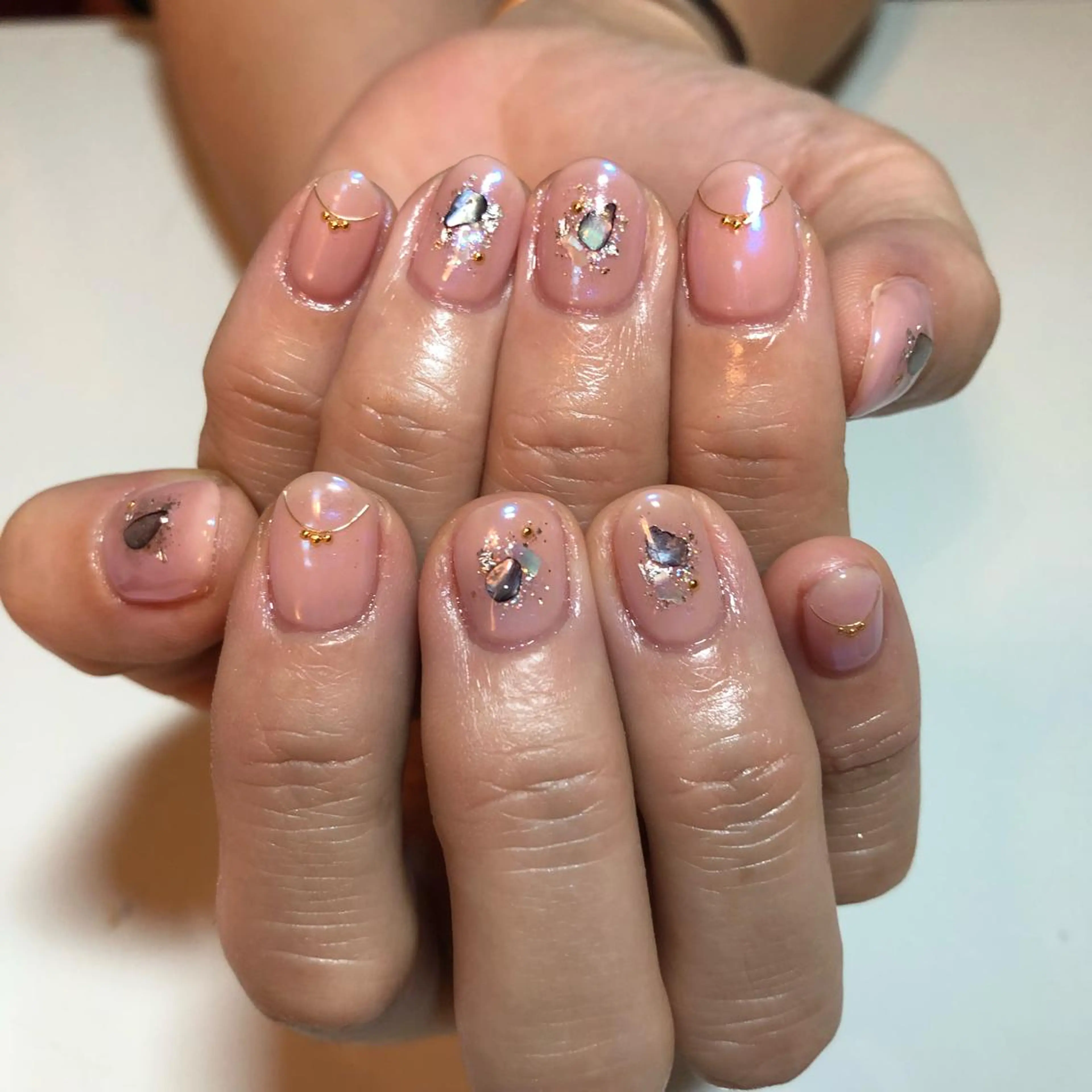 ネイル ニュアンスネイル g-up nail所属・米田 律子のネイルデザイン