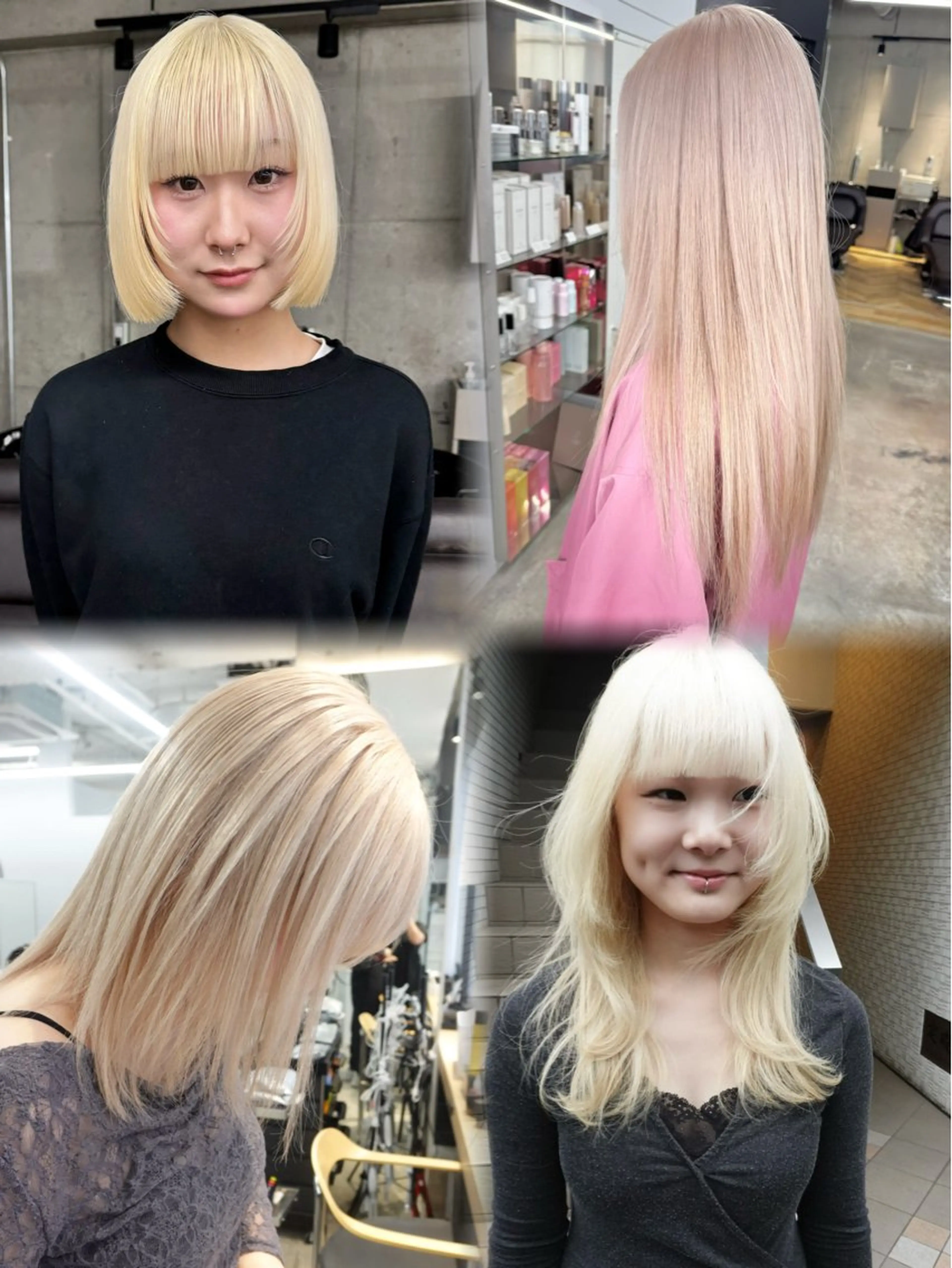 【🪄minimo限定メニュー🪄】24.25.27日🈳あり︎⭐︎ケアブリーチ➕艶カラー2stepトリートメント付🌟の写真