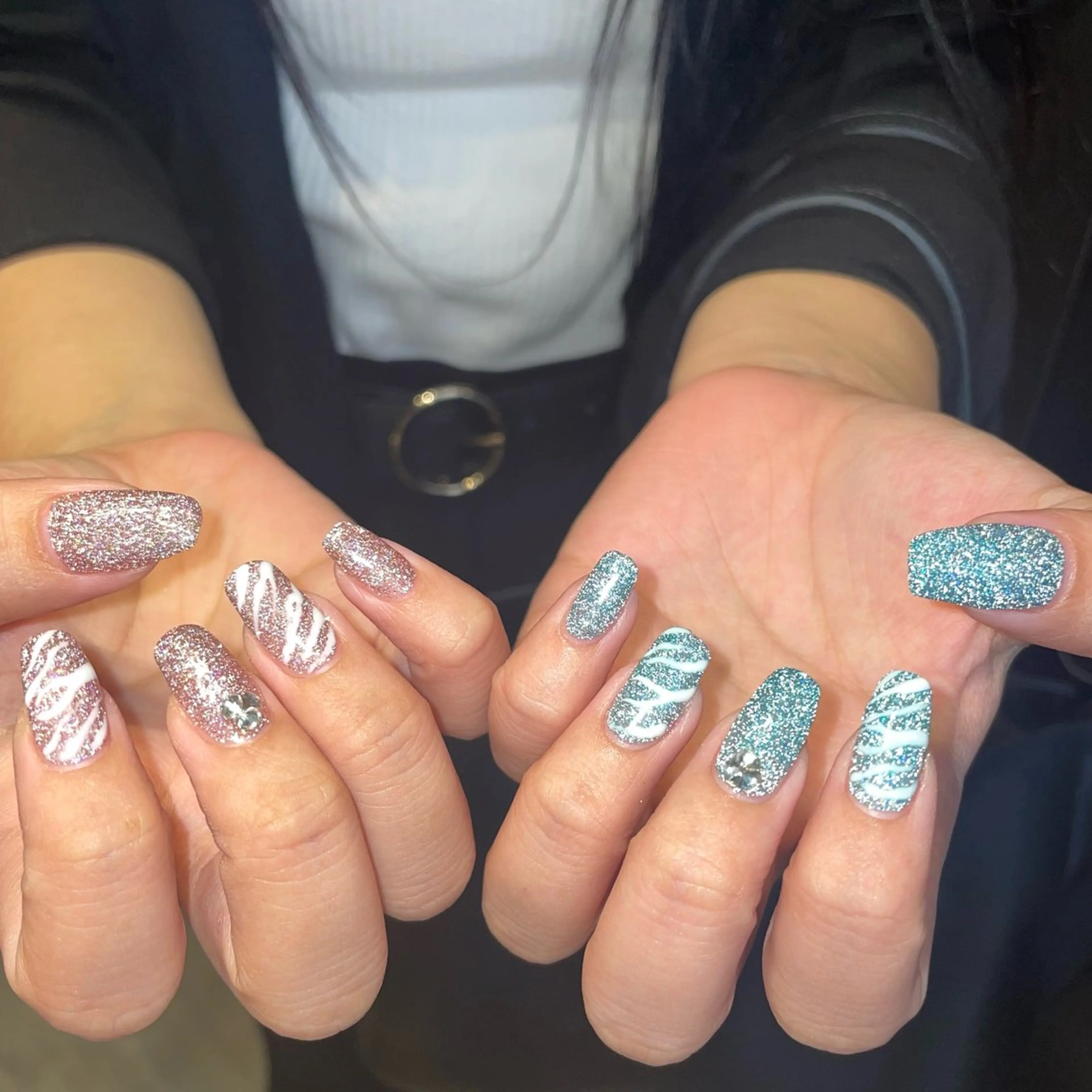 ネイル 🫧飛山琉桜/二条 ネイルアート/束感のマツエク・マツパデザイン