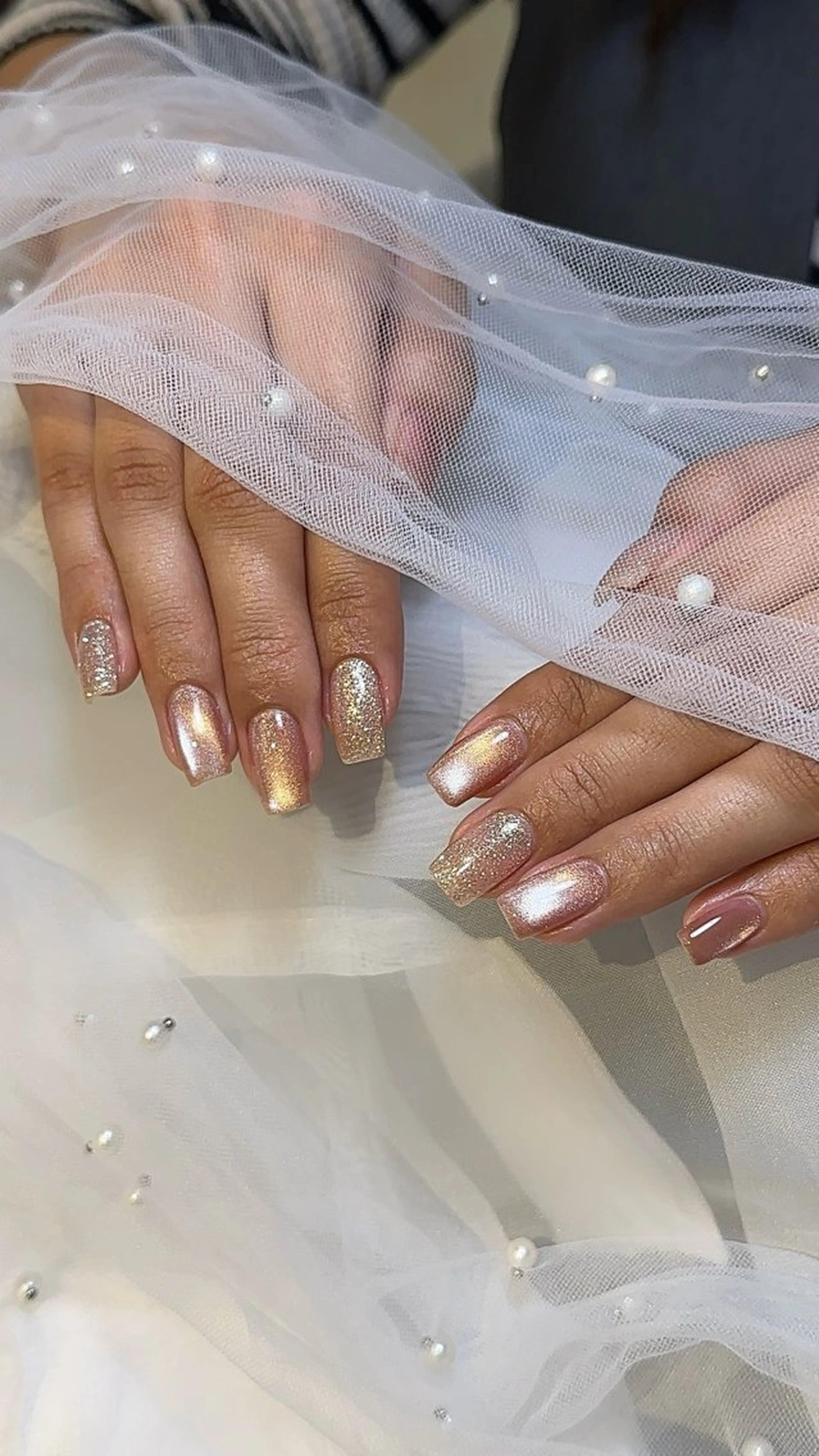 ネイル フラッシュネイル マグネットネイル めそぴ ネイルのネイルデザイン