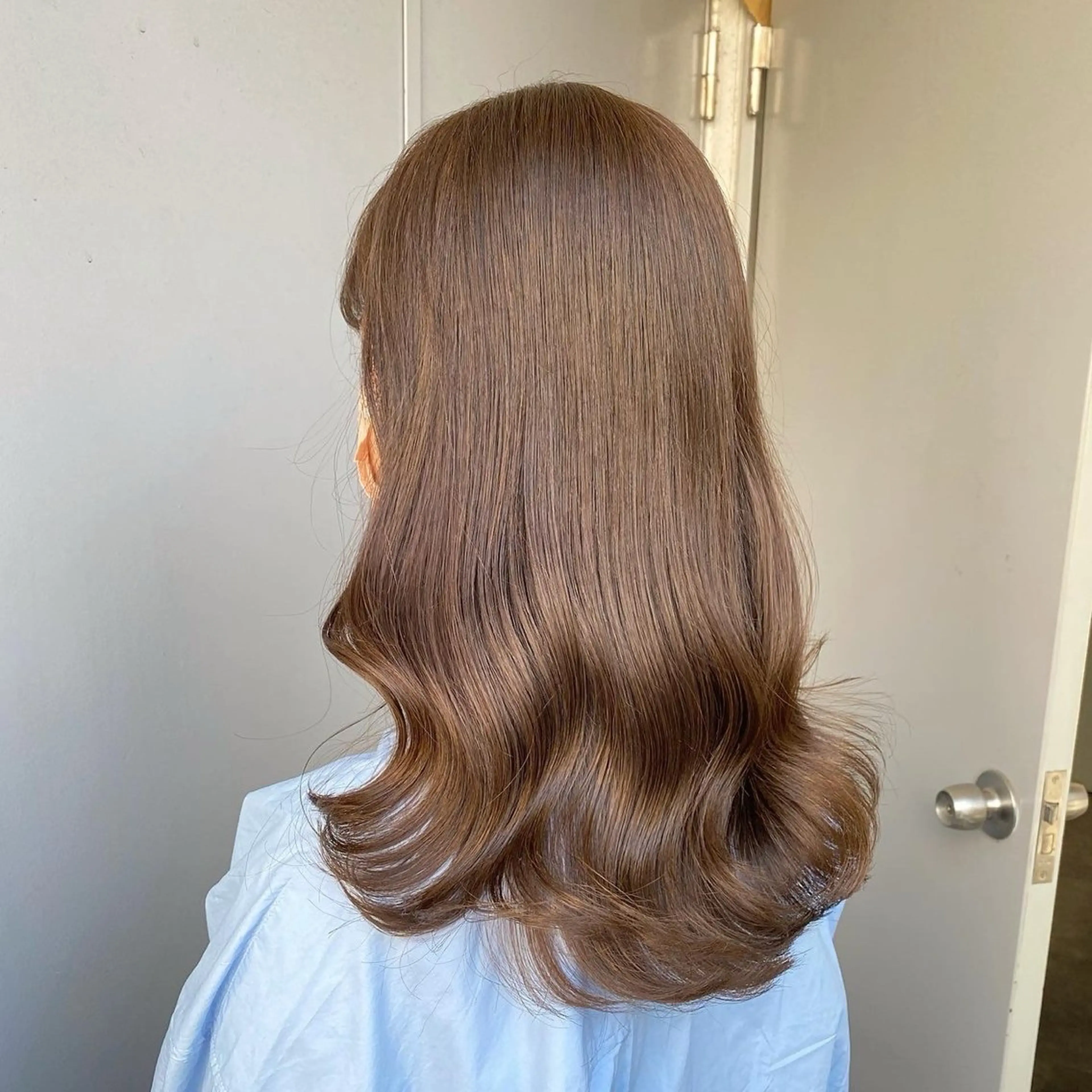 ロング カラー カット ヘアセット 🟦ニュアンス/メン ズパーマ横浜🟦のヘアスタイル