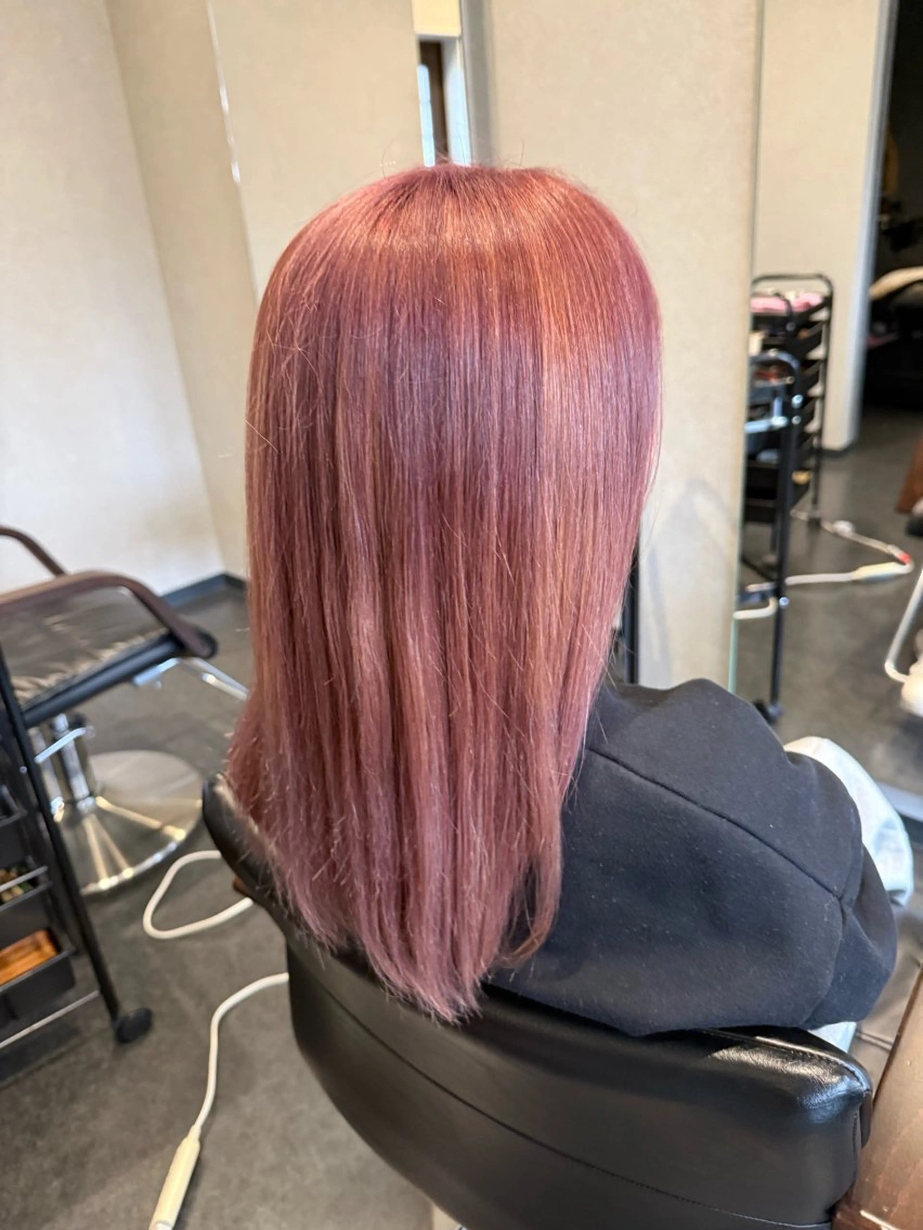 セミロング 髪質改善⚡️カラー 🍀武久 誠🍀のヘアスタイル