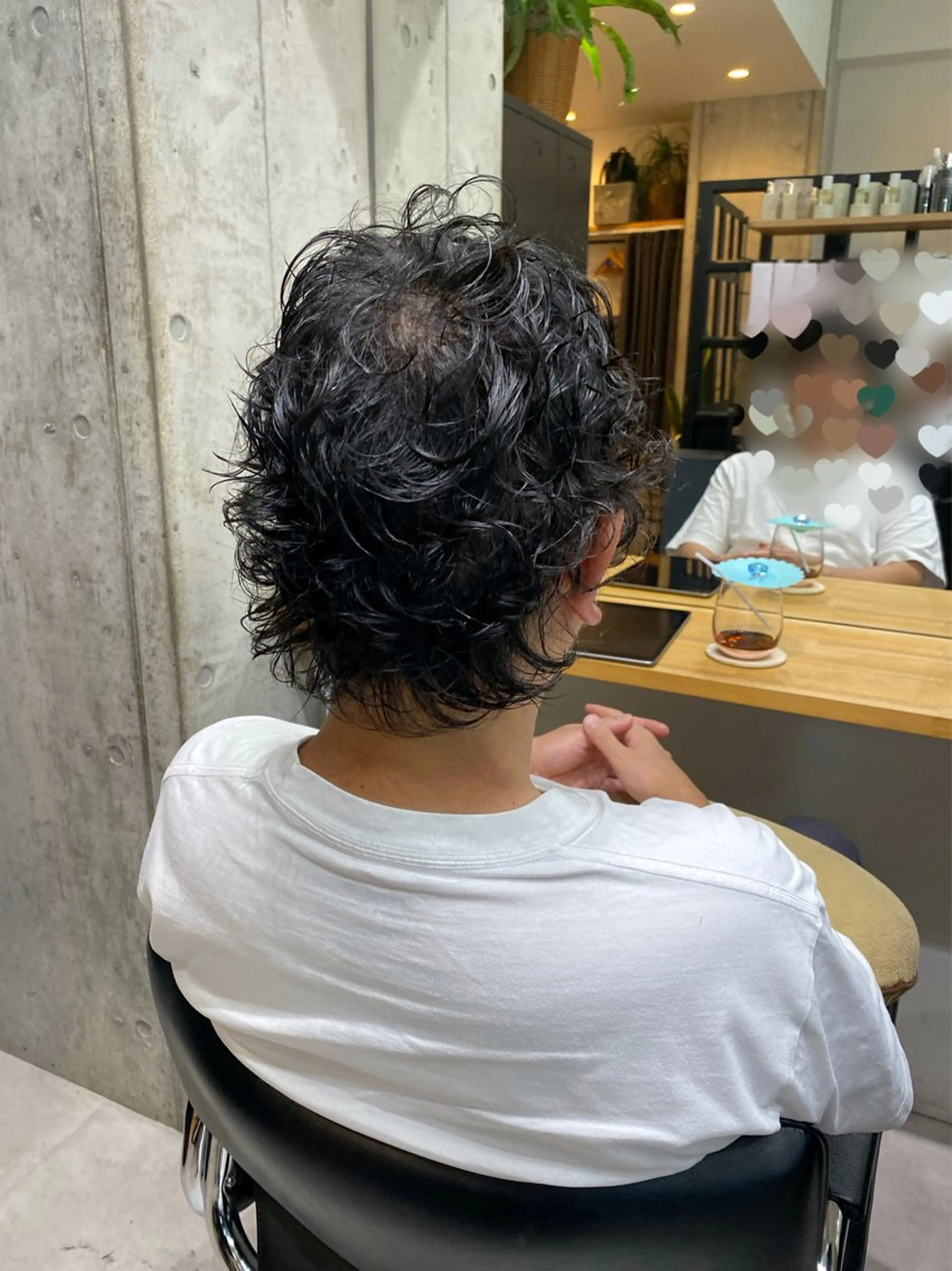 パーマ メンズ 𣘺夲友梨/ メンズ/恵比寿のヘアスタイル