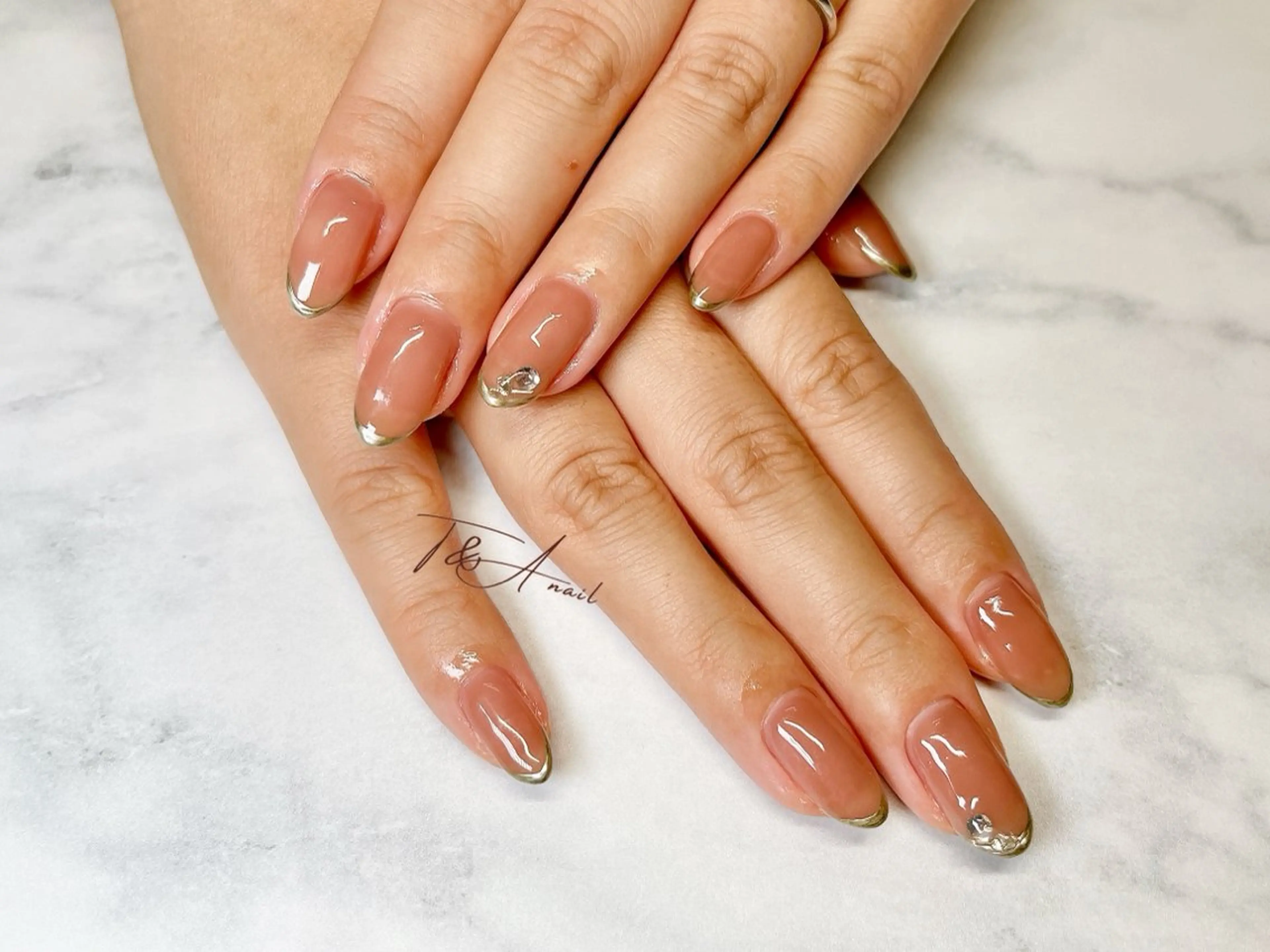 ネイル ジェルネイル ニュアンスネイル スカルプネイル シンプルネイル ハンドネイル T&A nailのネイルデザイン