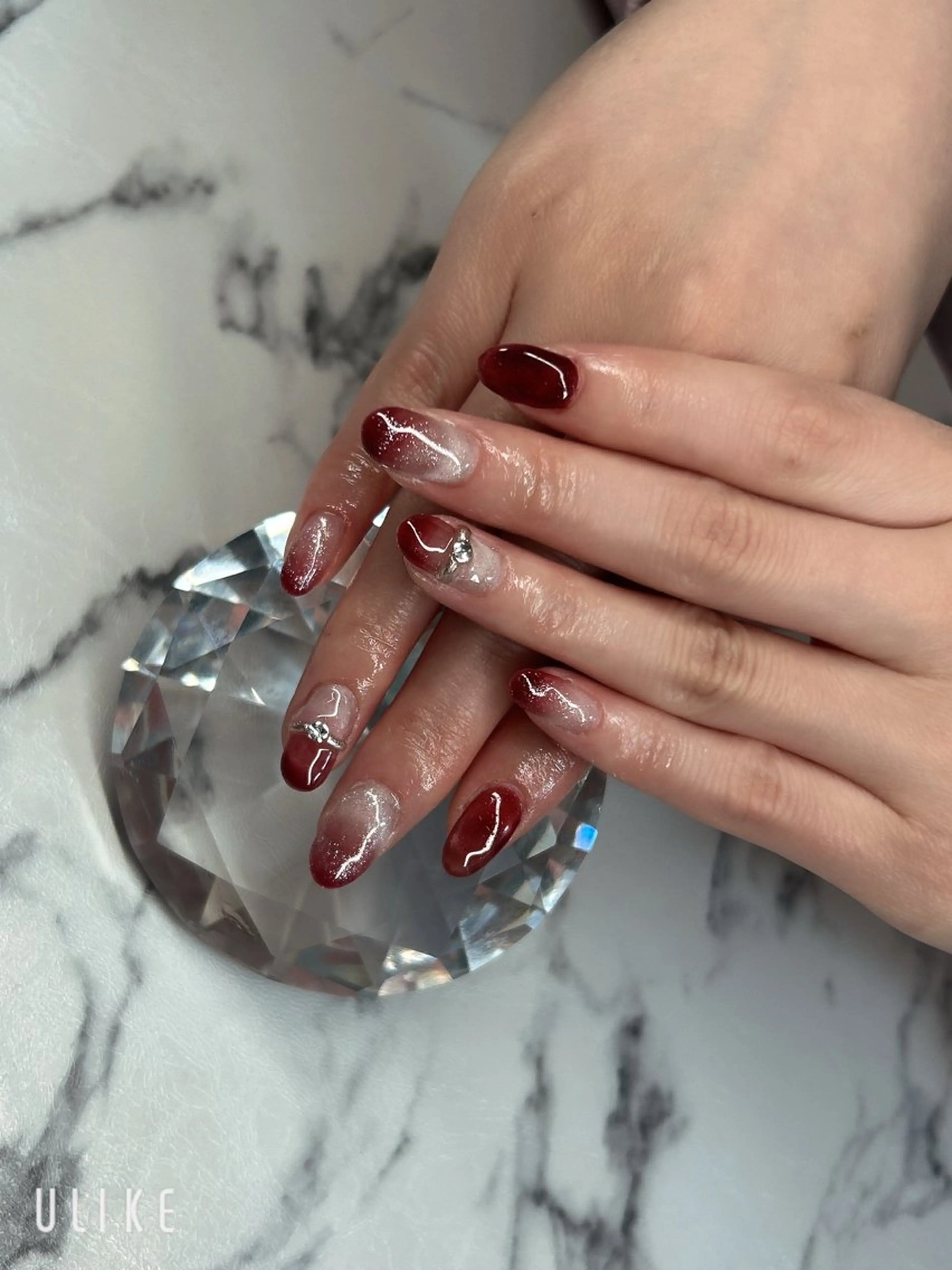ネイル グラデーション ハンドネイル フットネイル anela_nail aynのネイルデザイン