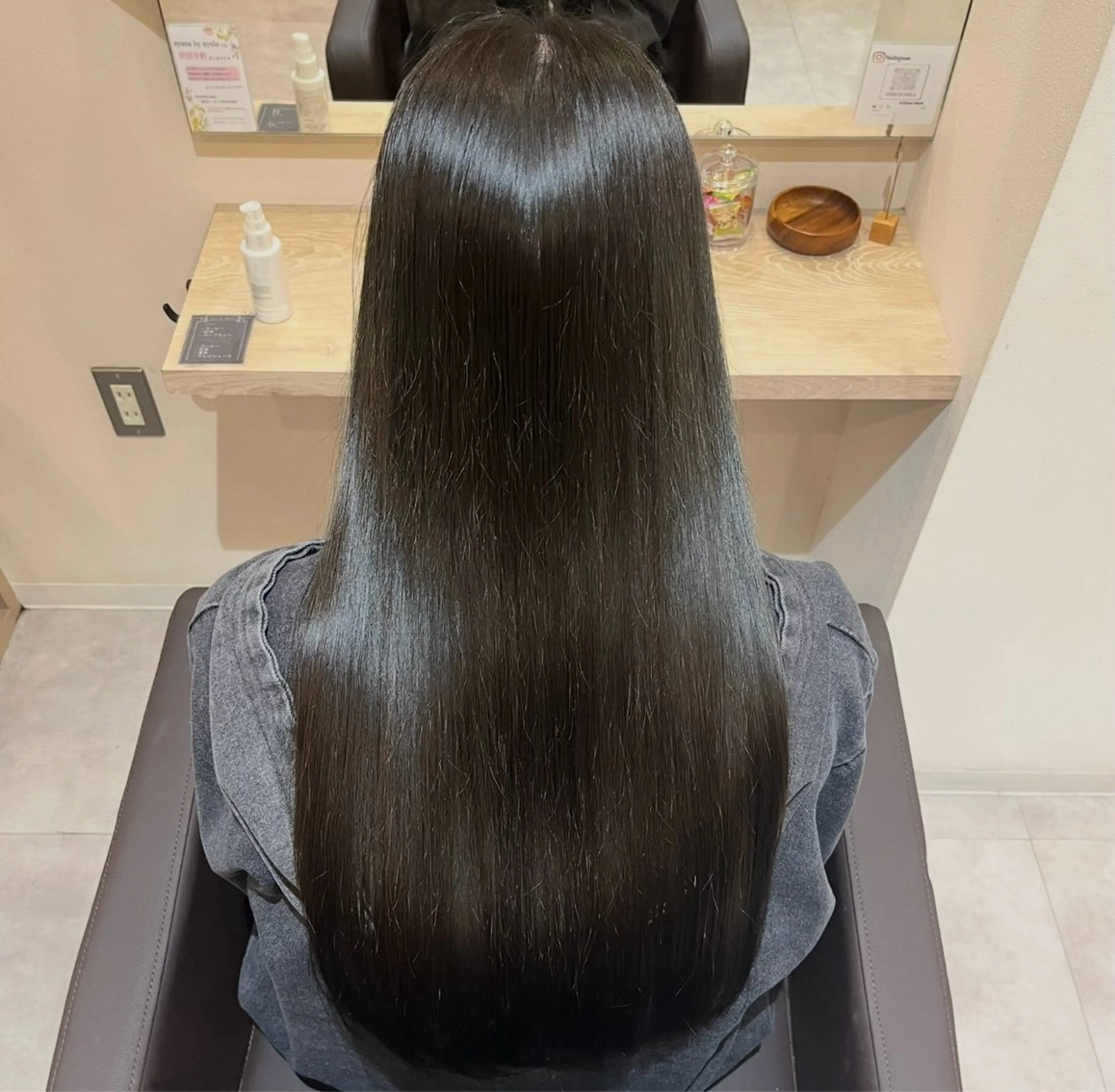 【練習モデル】毛先整えカット+フローディア2stepトリートメント✂︎🫧の写真