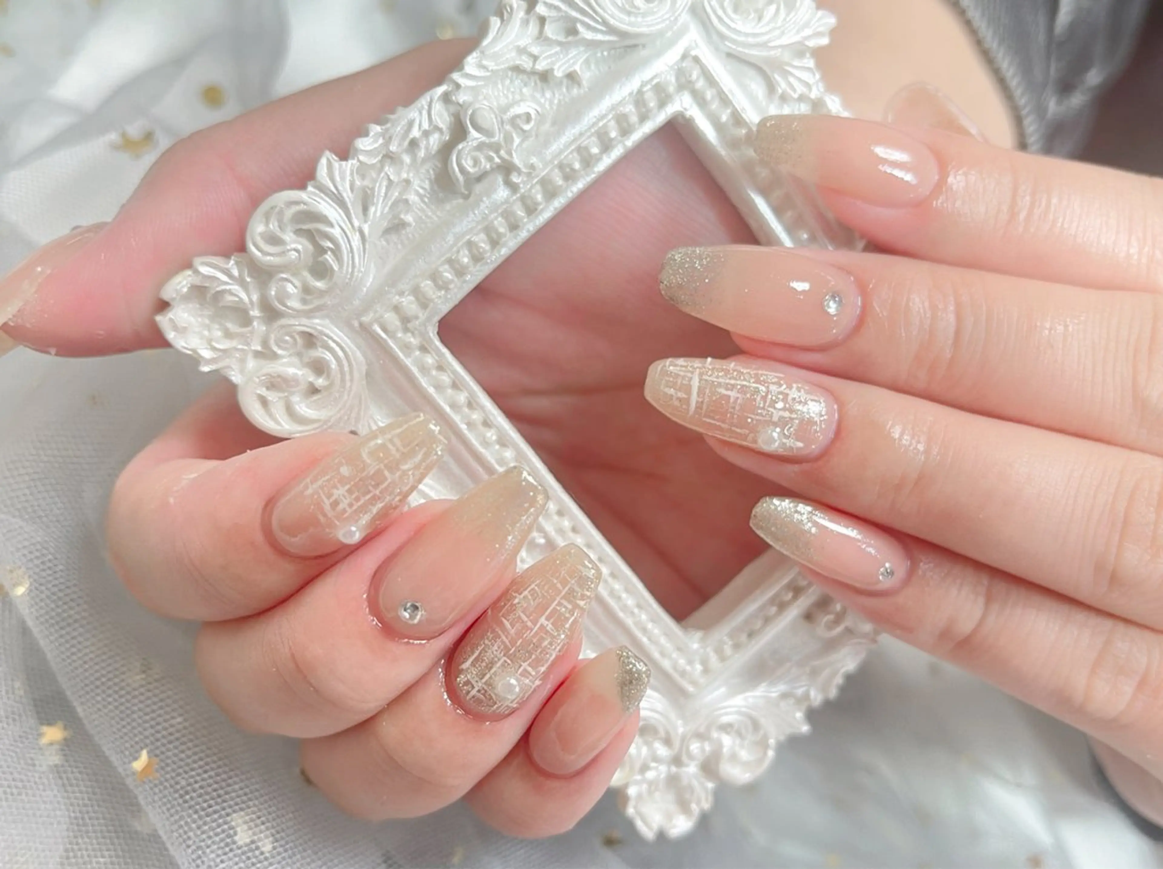 ネイル ハンドネイル 🎀ネイルサロン エクラYUI🎀のネイルデザイン