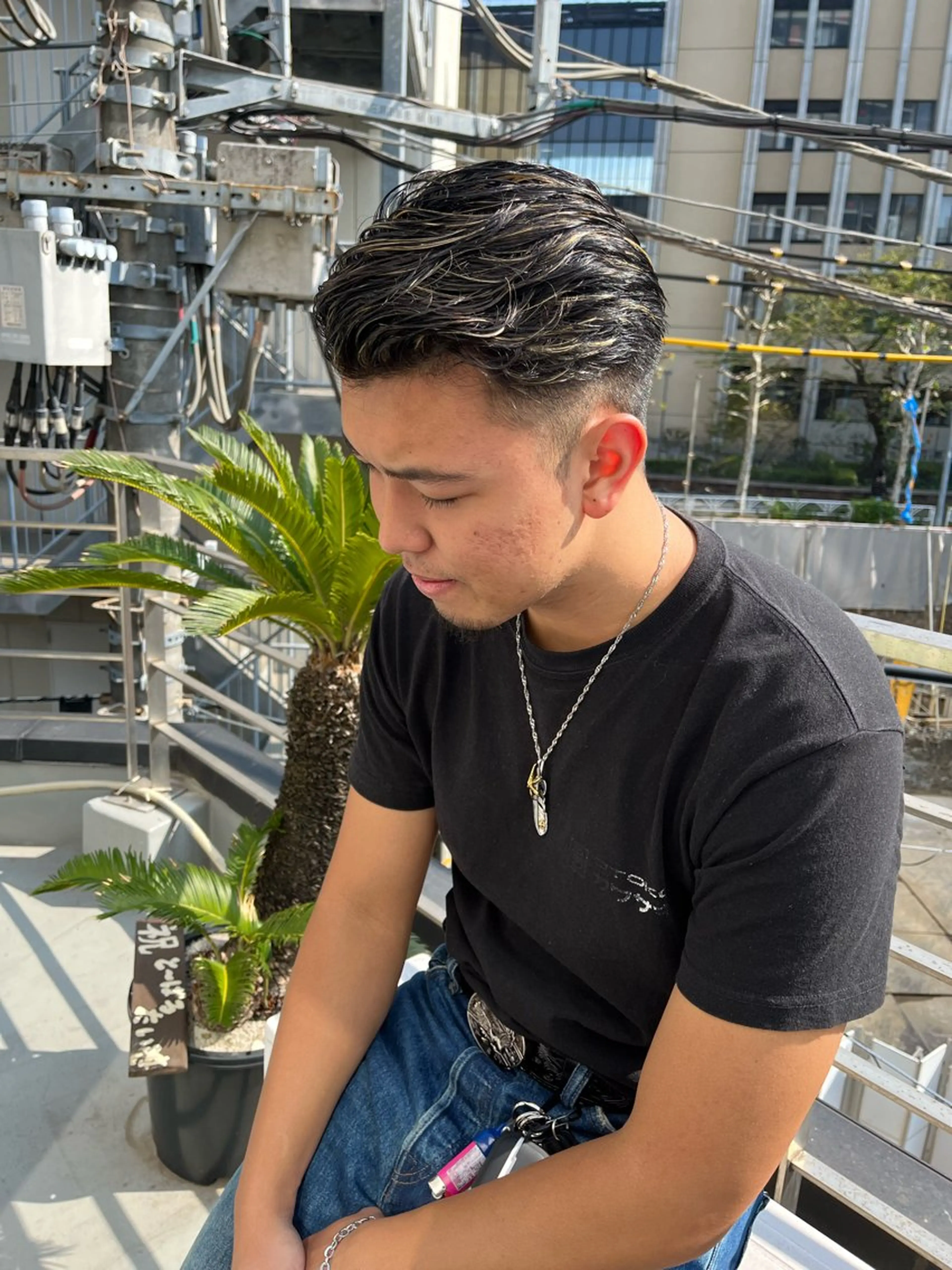 ショート カラー パーマ ヘアアレンジ メンズ ヘアカラー トリートメント 💎髪質改善特化💎 RUITOのヘアスタイル