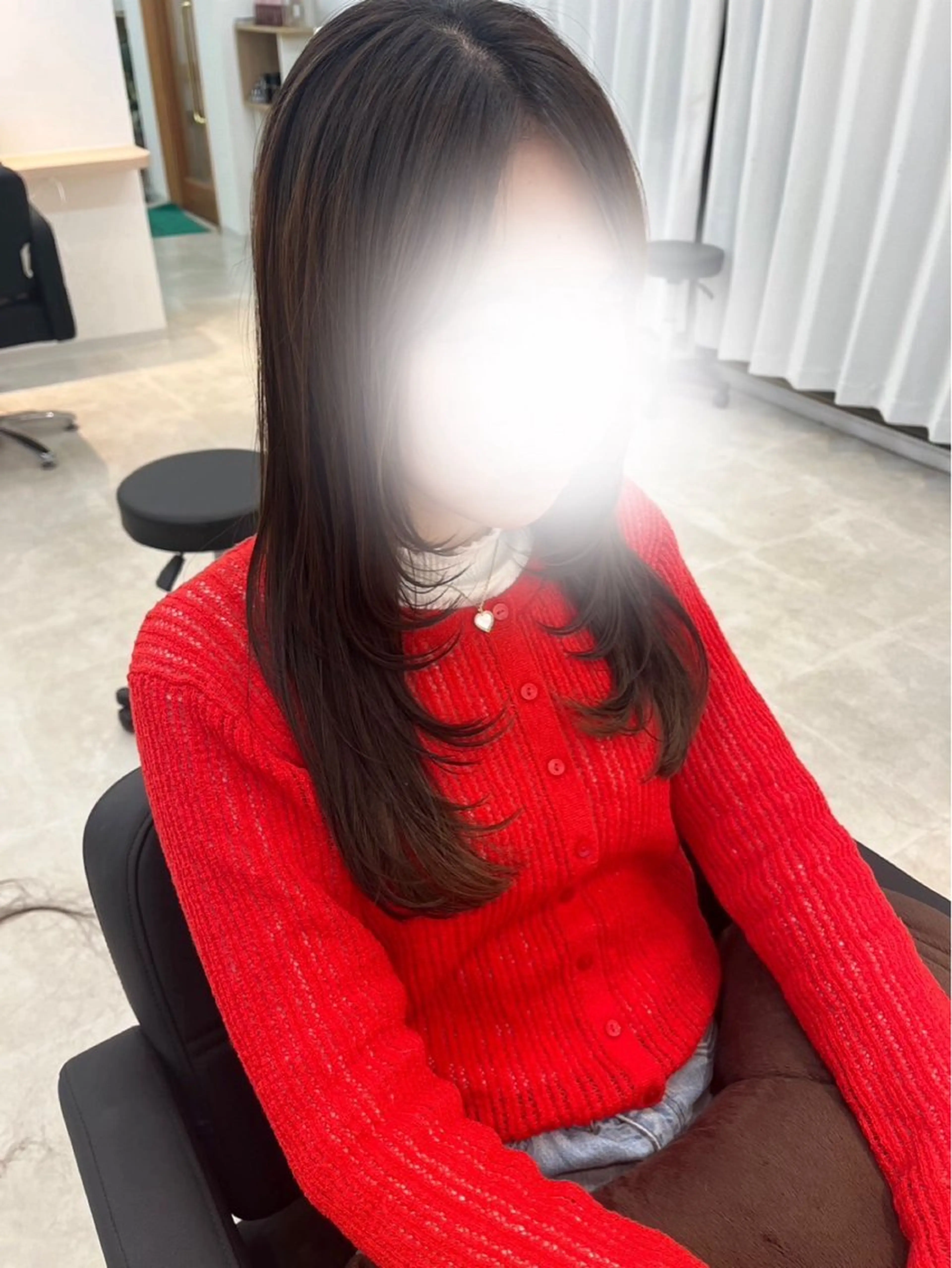 ロング レイヤーカット mizuki🌙 ︎︎ショートカット◎のヘアスタイル