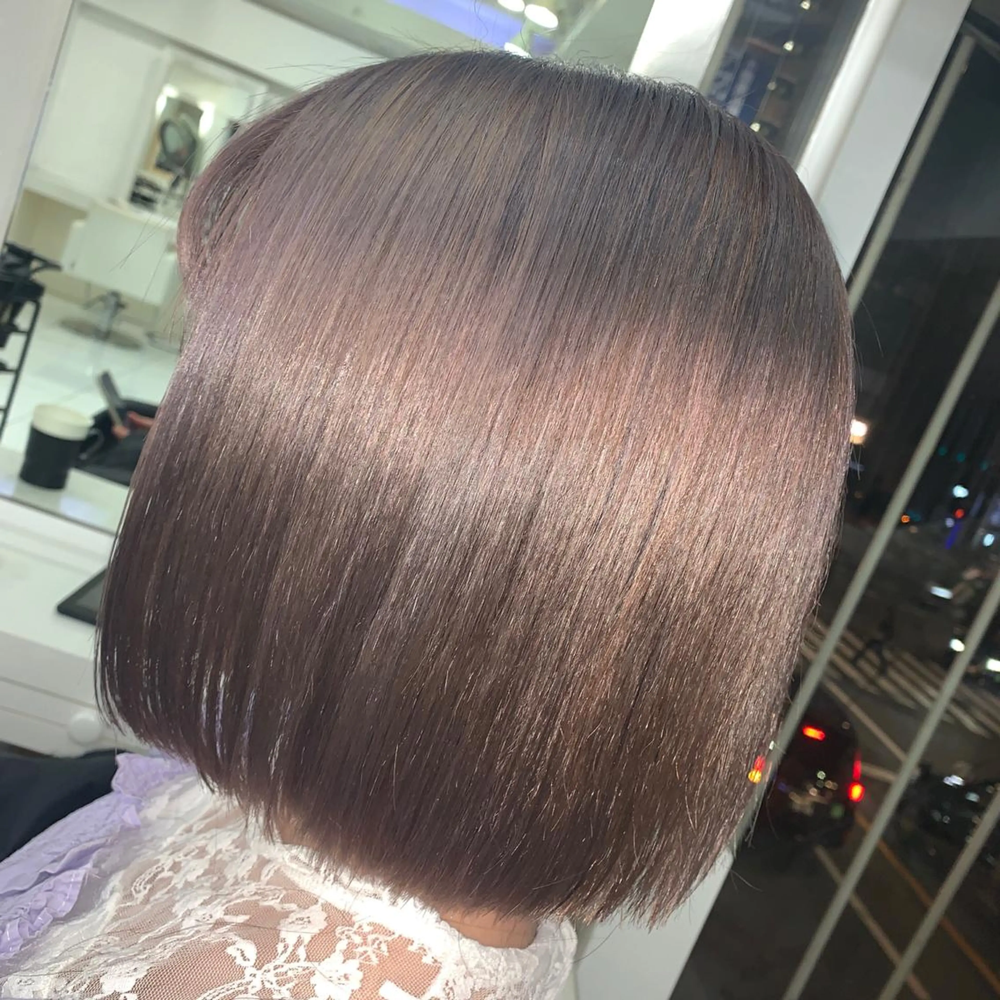 ショート カラー アクアカラー ハイトーンカラー トリートメント ヘアカラー トリートメント ✨髪質改善✨ トリートメントLASのヘアスタイル