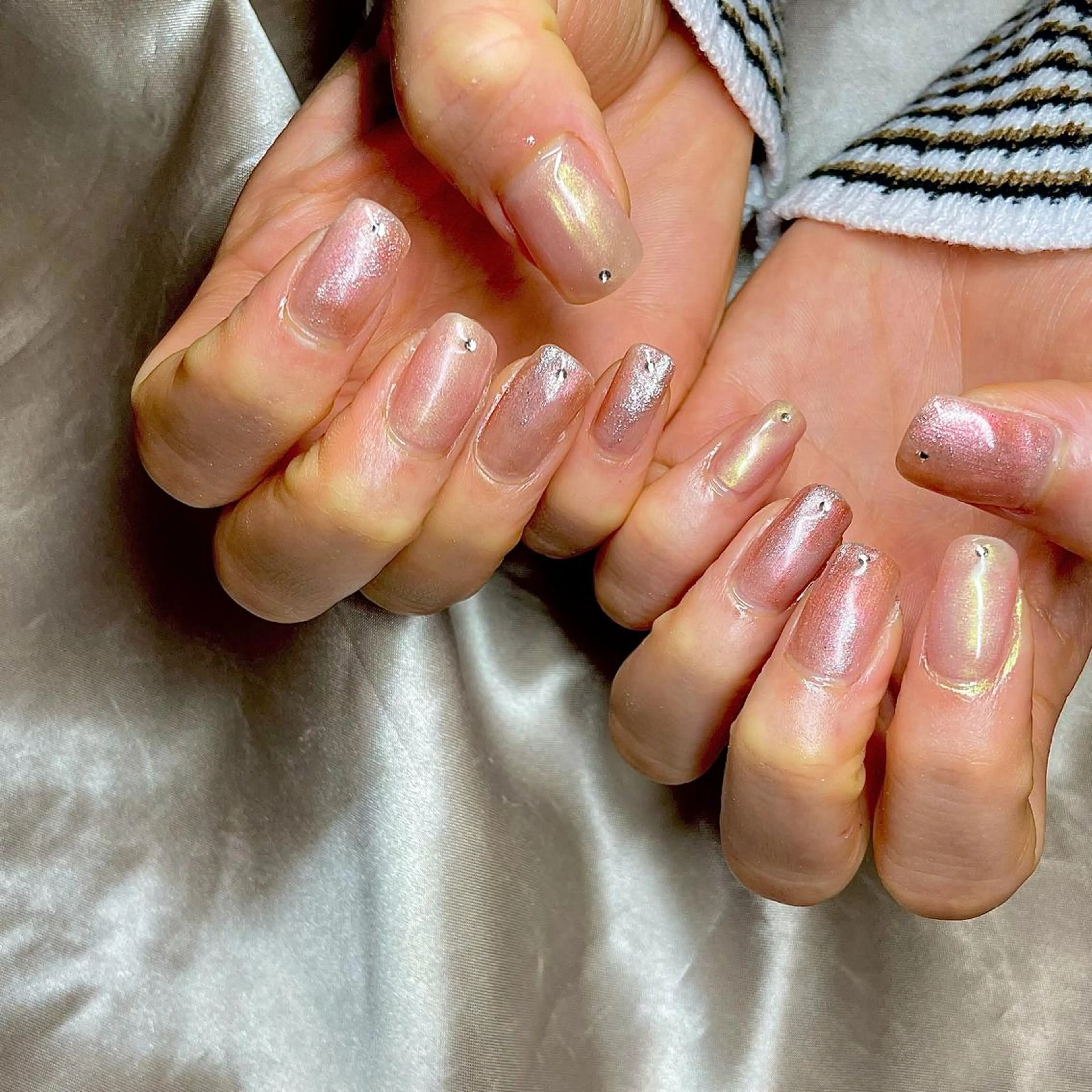 ミディアム カラー パーマ ヘアアレンジ メンズ キッズ ネイル マツエク・マツパ シルク nail&eye Aoのマツエク・マツパデザイン