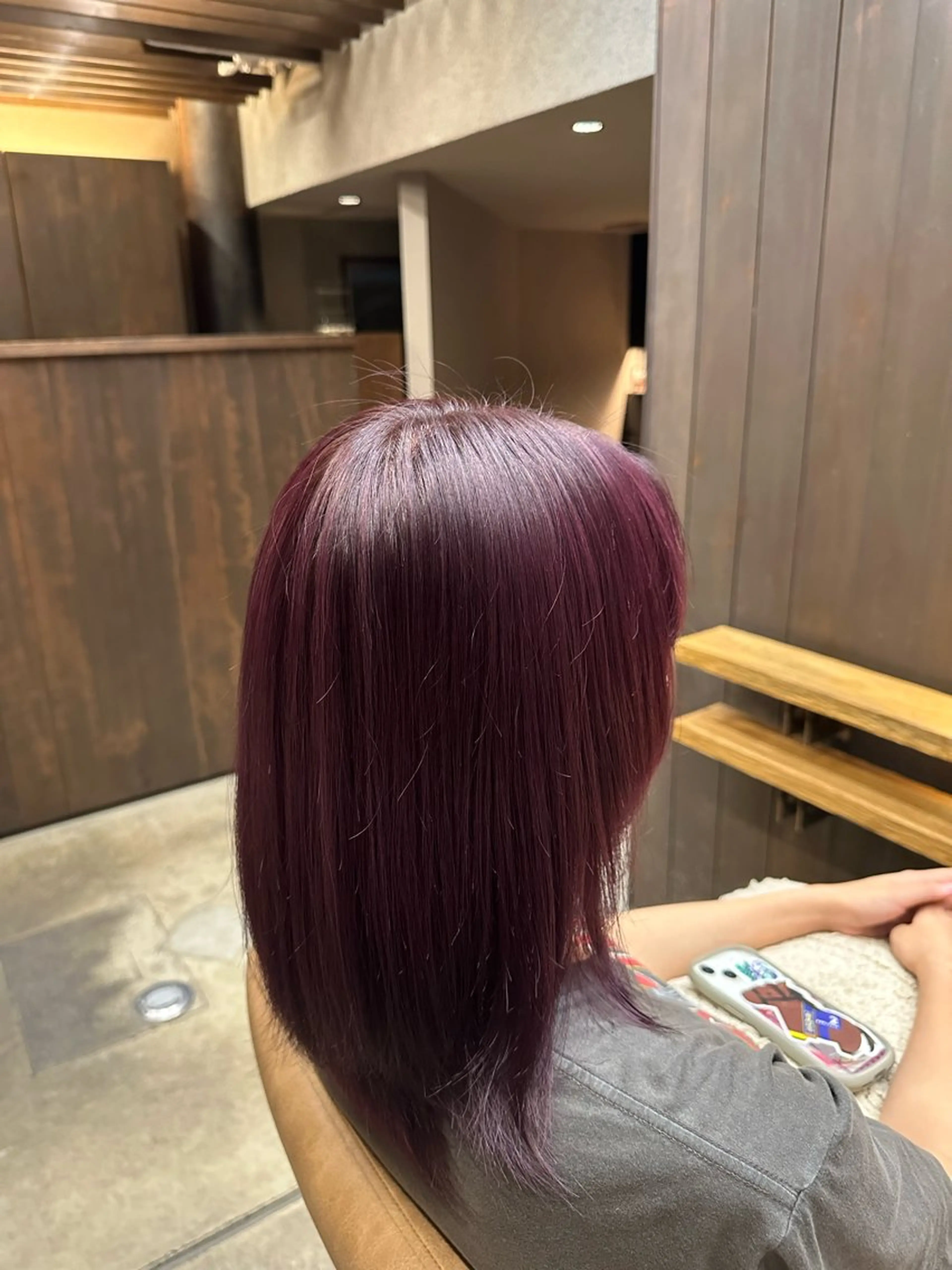 カラー ブルーカラー ヘアカラー トリートメント 水光艶カラー/ 艶ブリーチ/颯のヘアスタイル