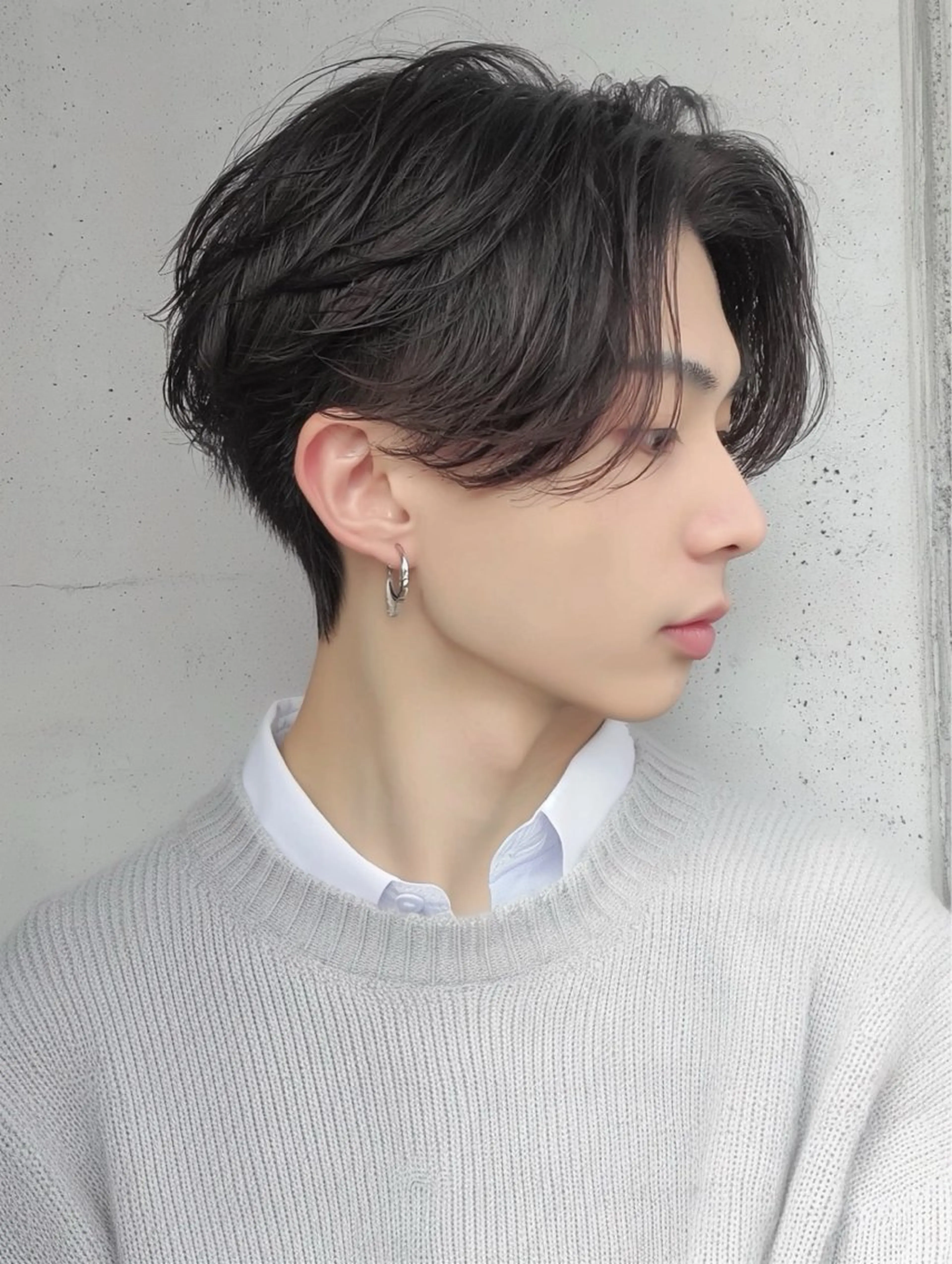 ショート パーマ メンズ カット パーマ ナチュラル×色気パ ーマ 渋谷/マナミのヘアスタイル