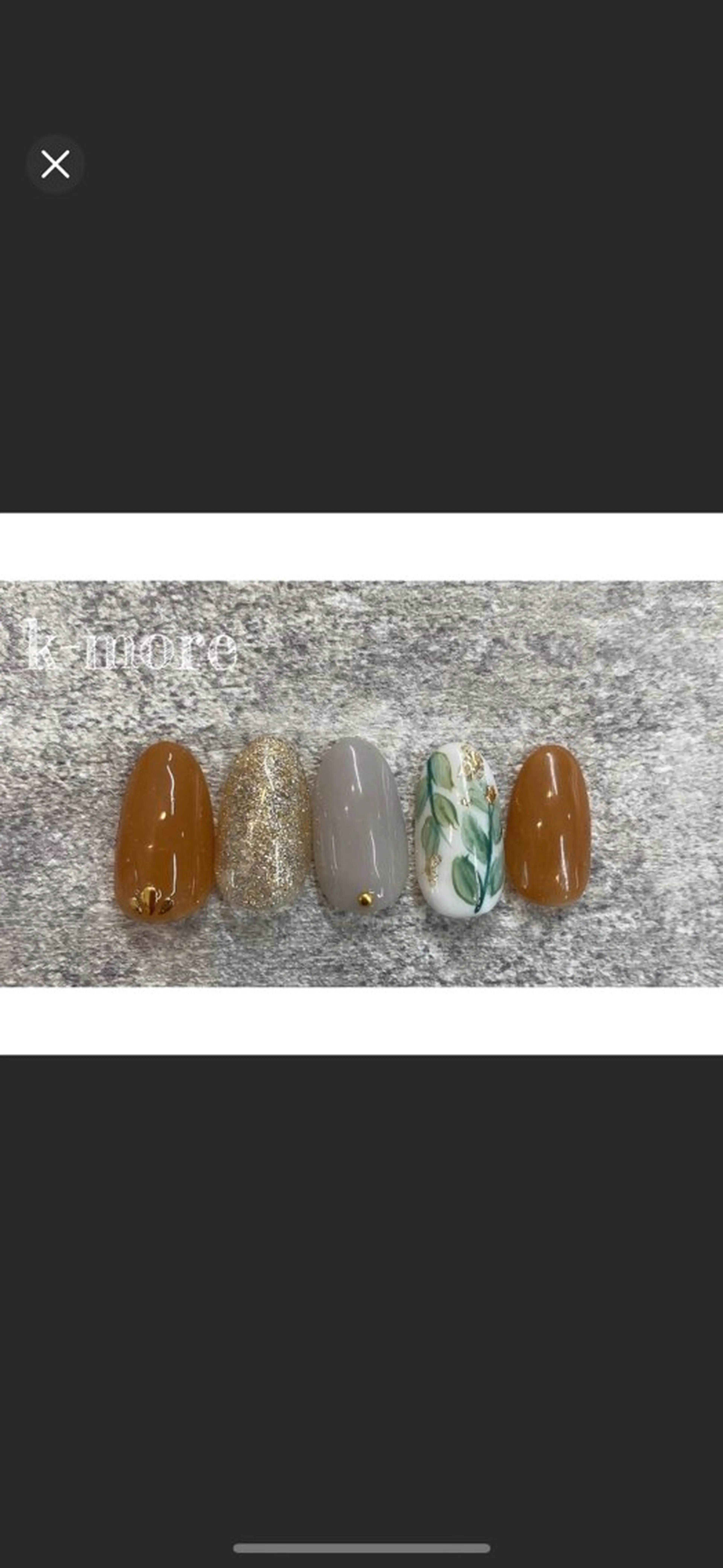 ミディアム K-more（ケーモア）知立店所属・K-more知立店 まなみのネイルデザイン