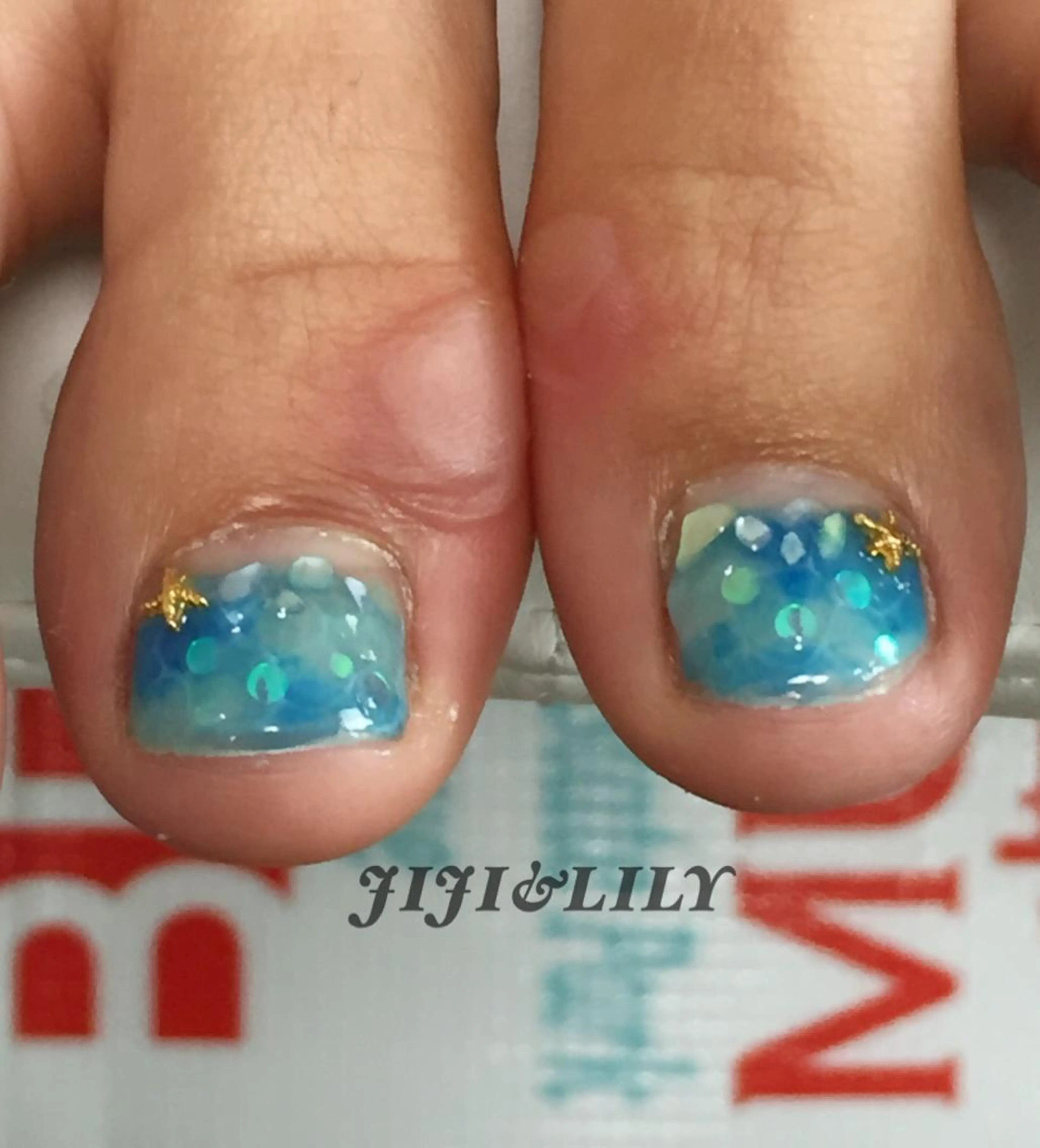 ネイル フットネイル 豊田 圭子のネイルデザイン