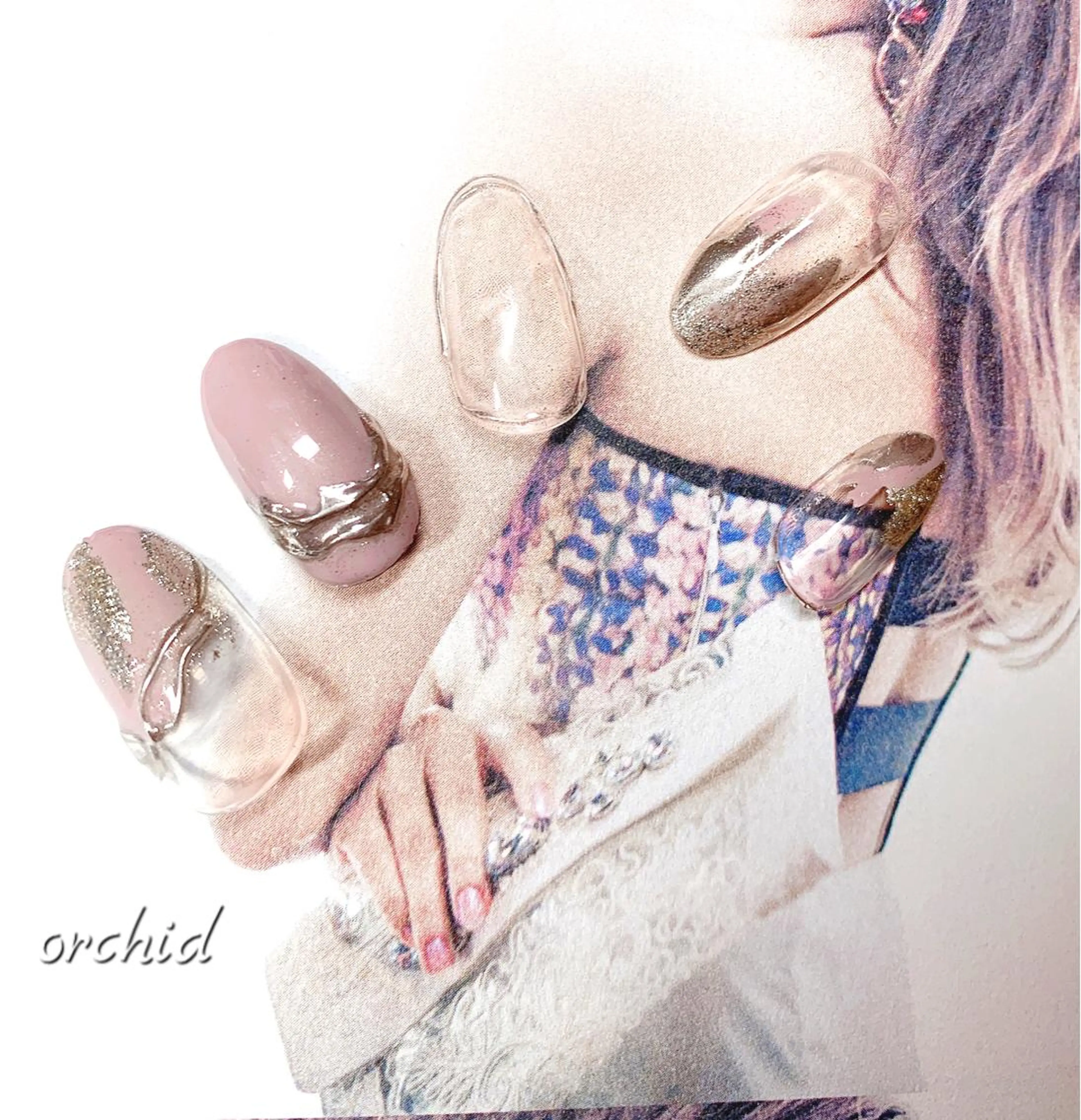 ネイル orchid ♡オーキッドのネイルデザイン