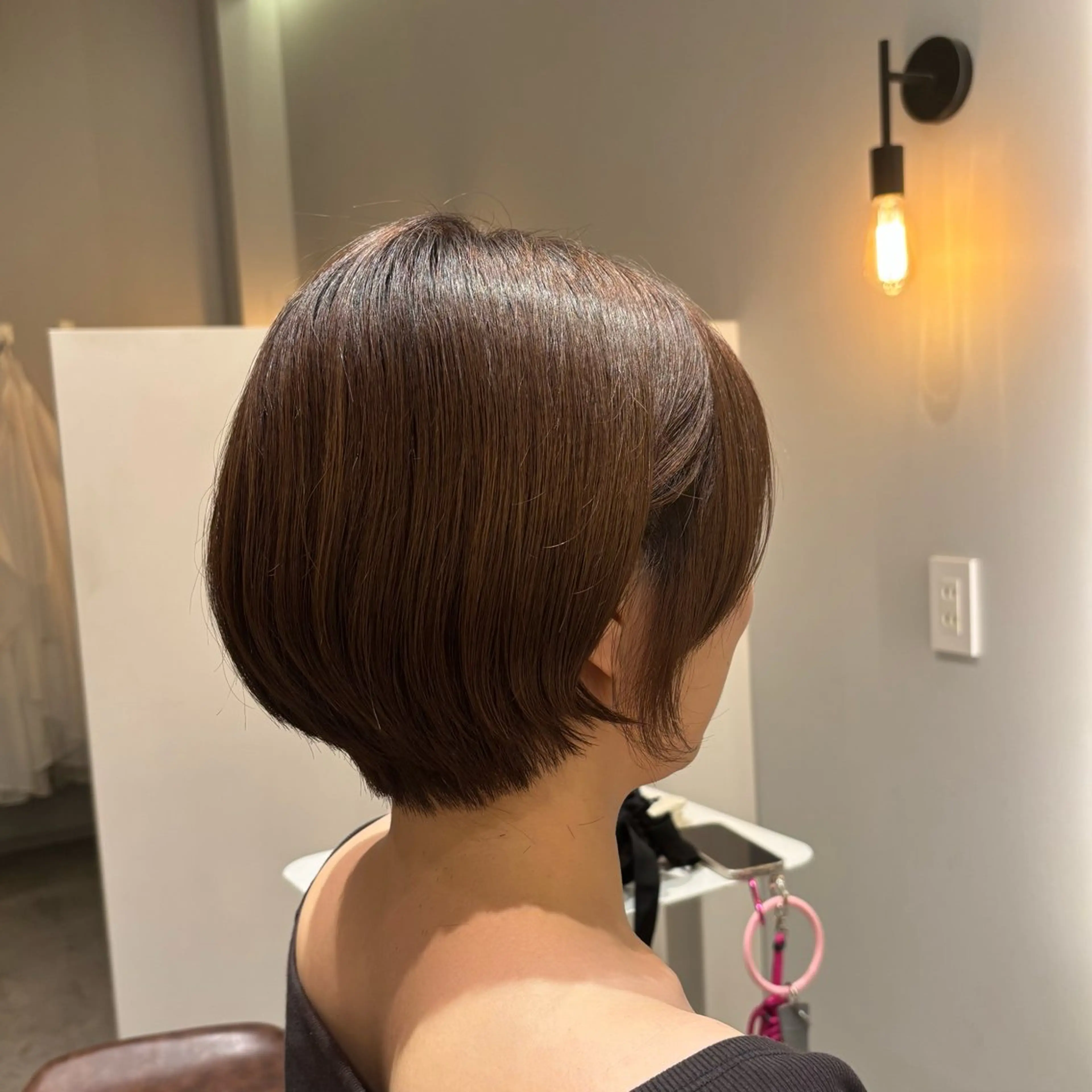 ショート 丸みショート ショートヘア kelly.un MIUのヘアスタイル