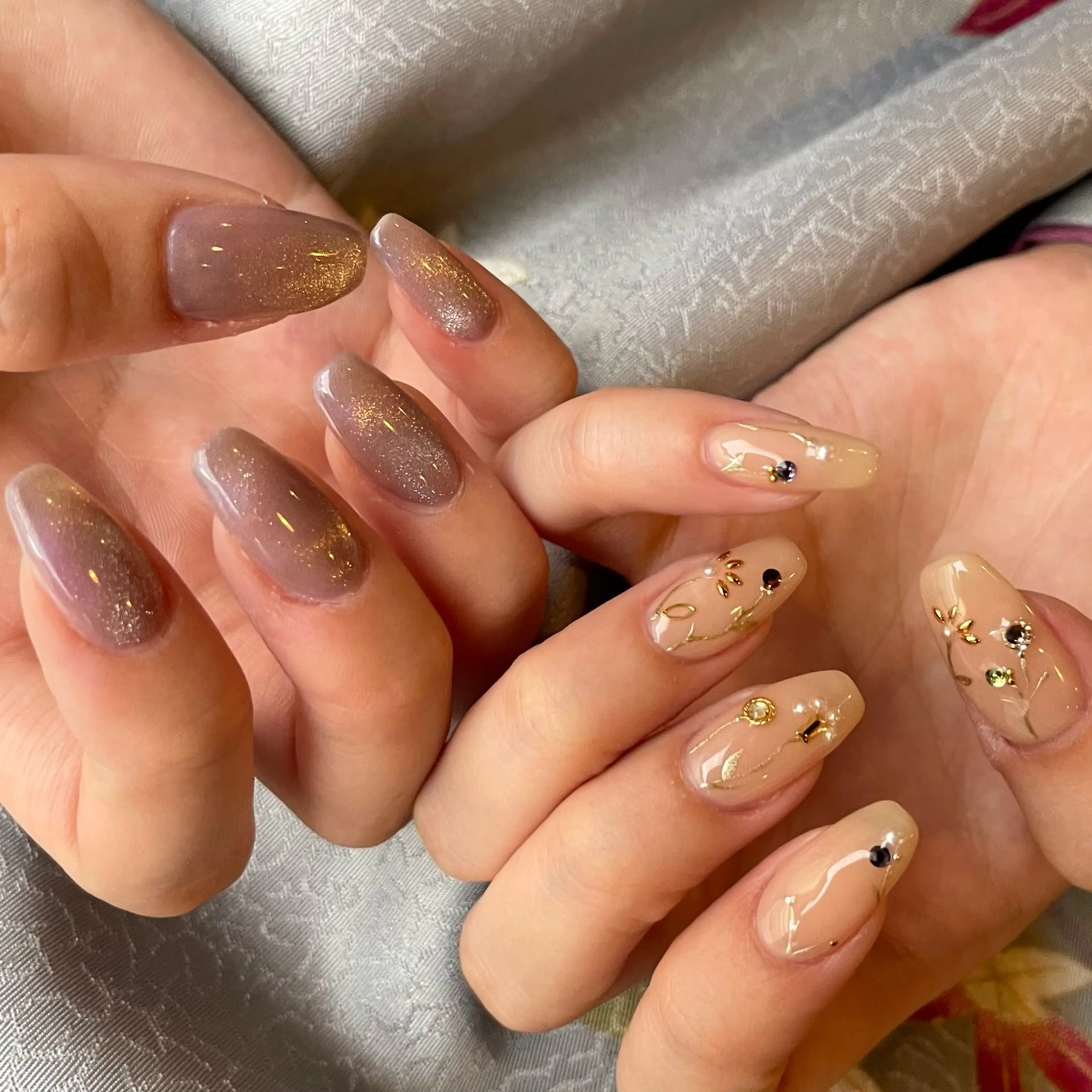 ネイル ざんねん負け犬ちゃん 南堀江のネイルデザイン