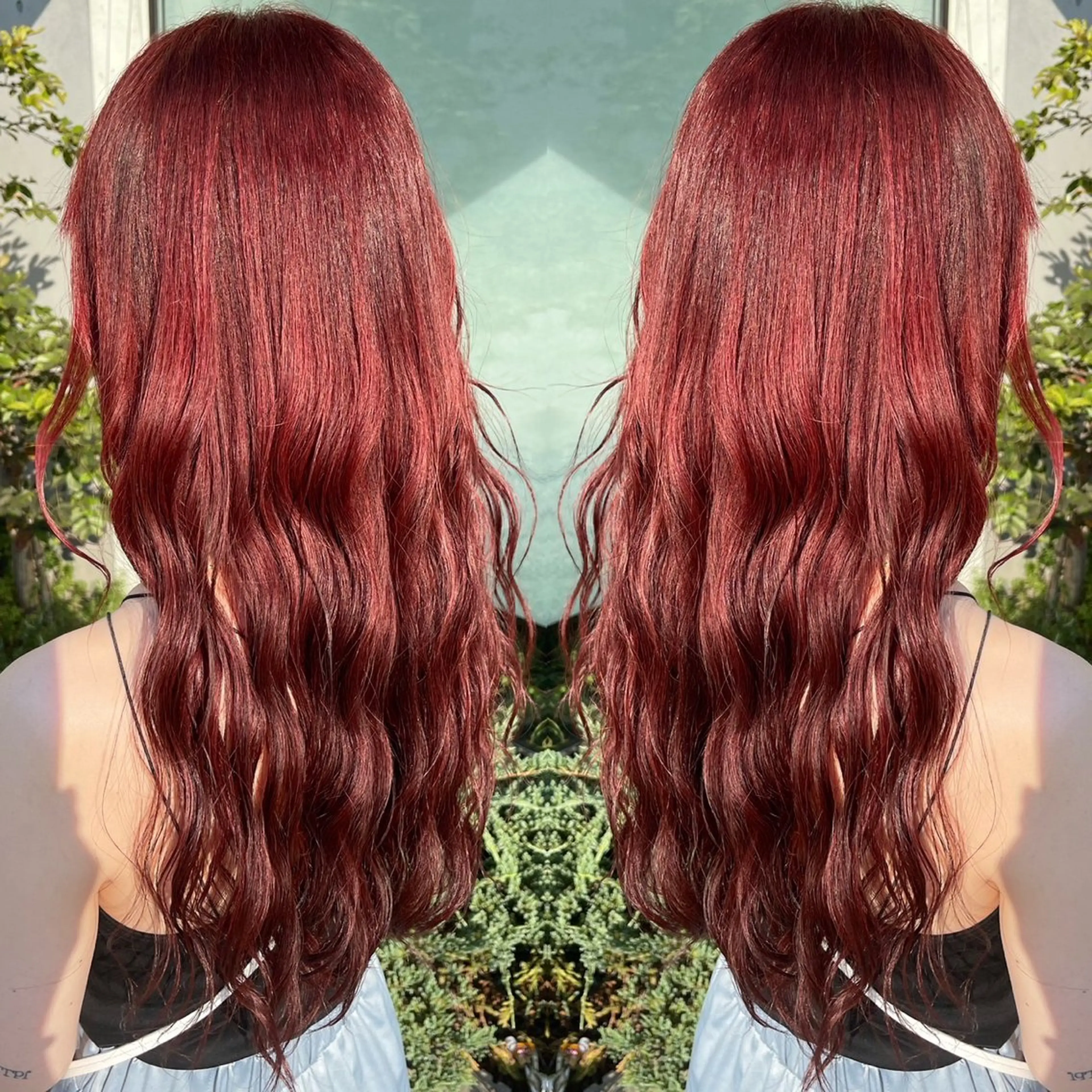 ロング ピンクブラウン パープルカラー エクステ 髪質改善 ヘアカラー エクステ/髪質改善 🖤RYUSEI🖤のヘアスタイル