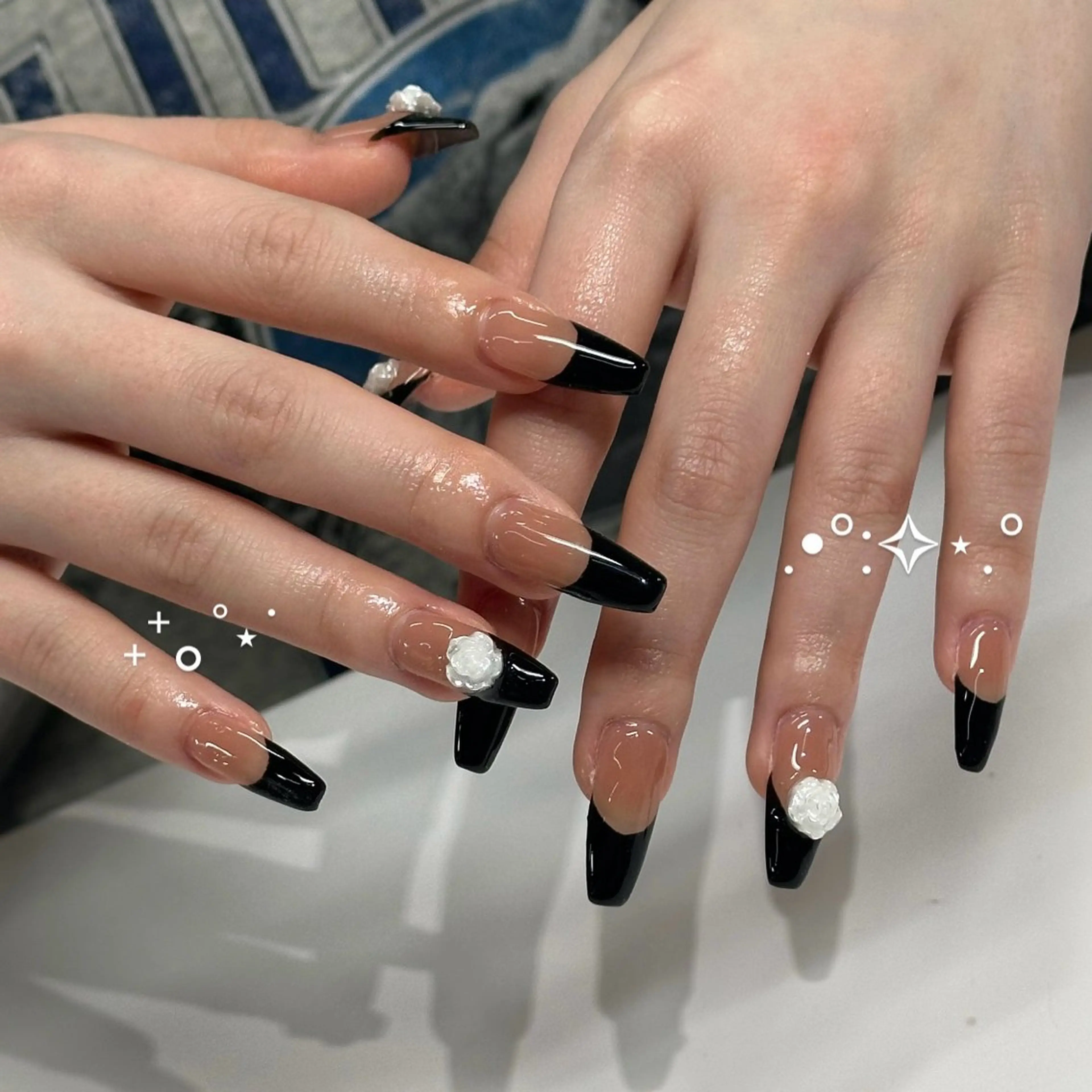 ネイル フレンチネイル ハンドネイル WOLTOKYO渋谷 yunaのネイルデザイン