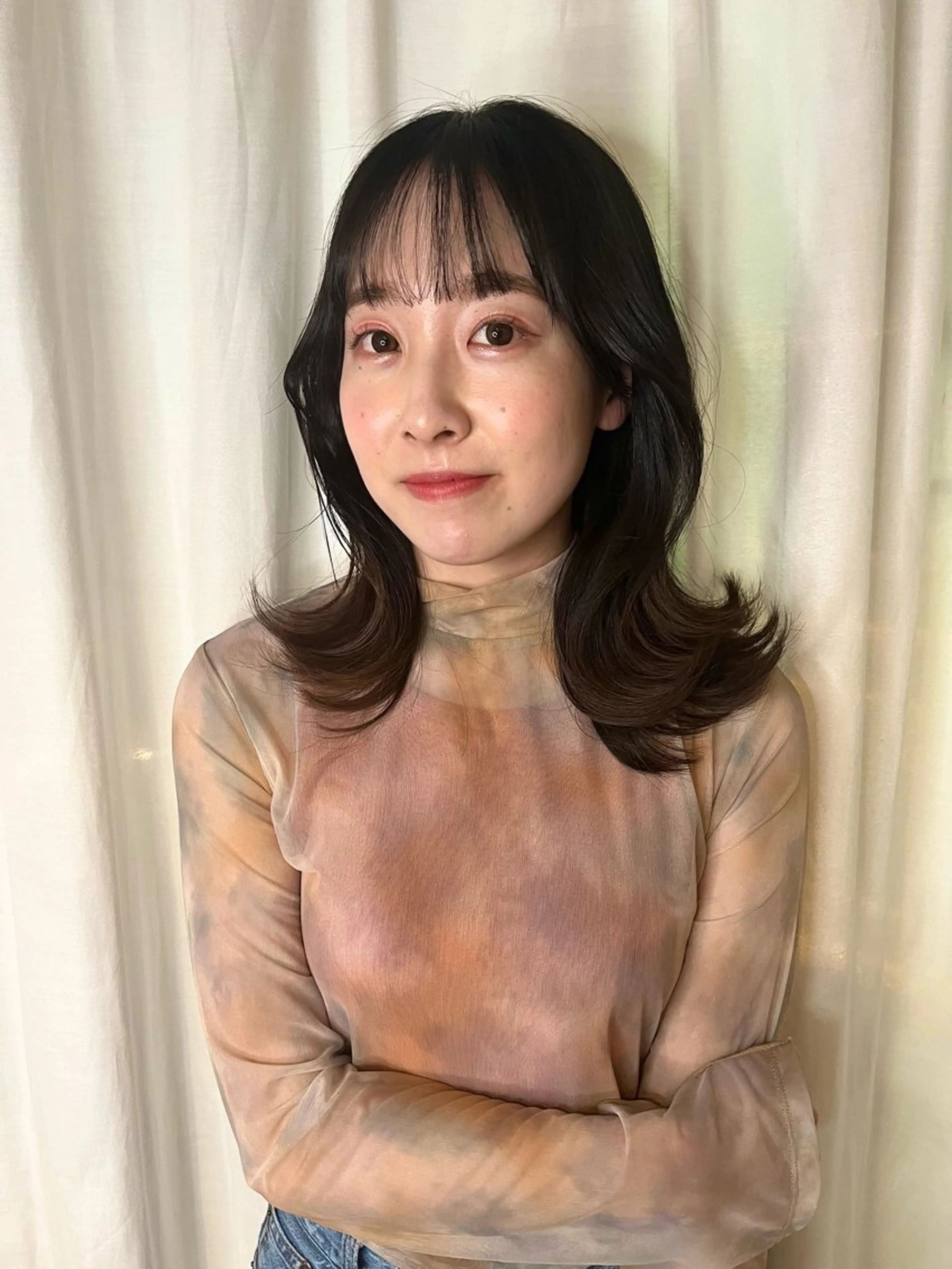 セミロング カラー 透明感カラー CANVAS所属・サロン撮影モデル募集 💐mizukiのその他イメージ