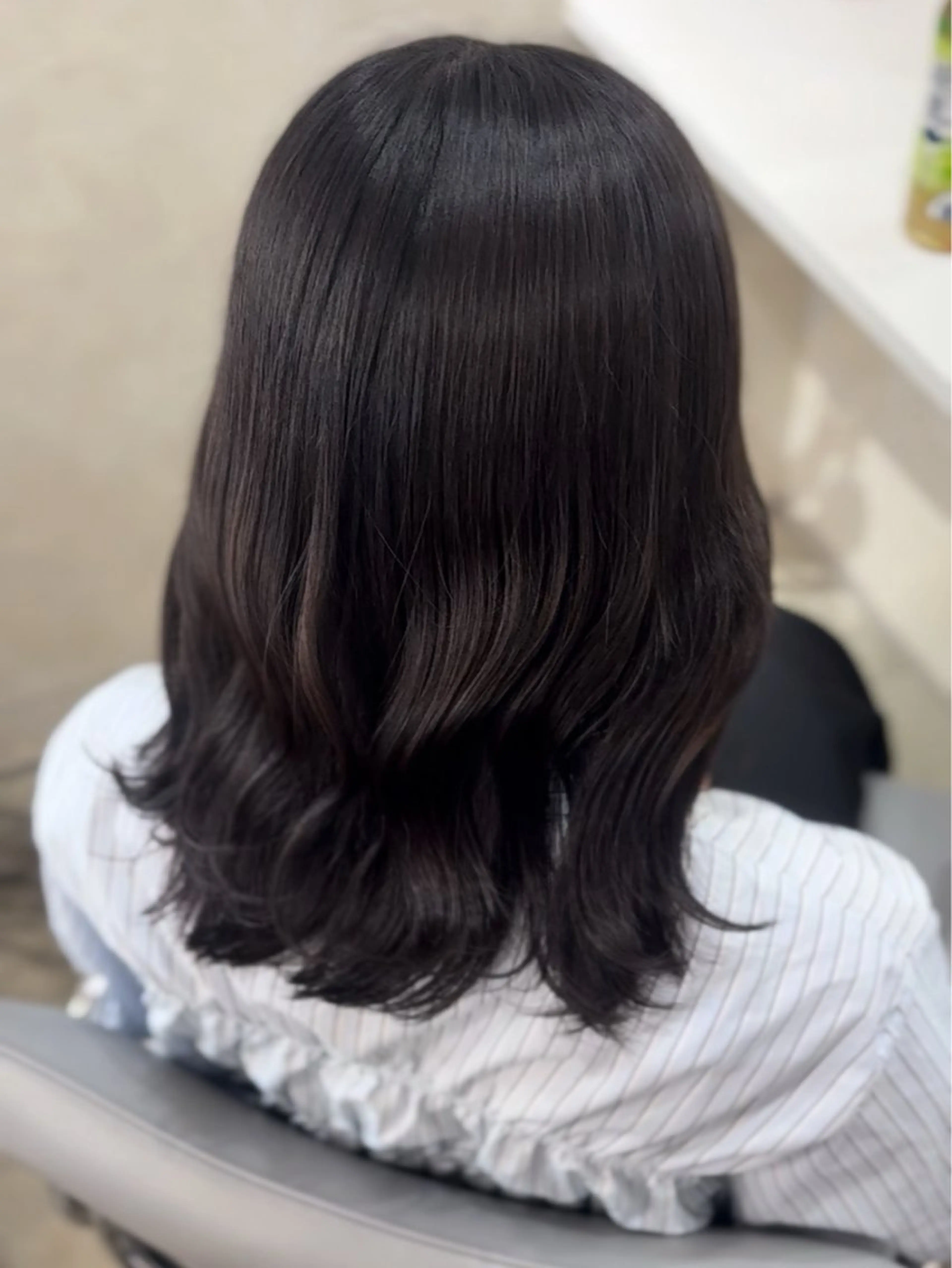 🫧世界一傷ませない水素カラー🫧超高濃度水素カラー＋カット+ Aujua ¥ 8500の写真