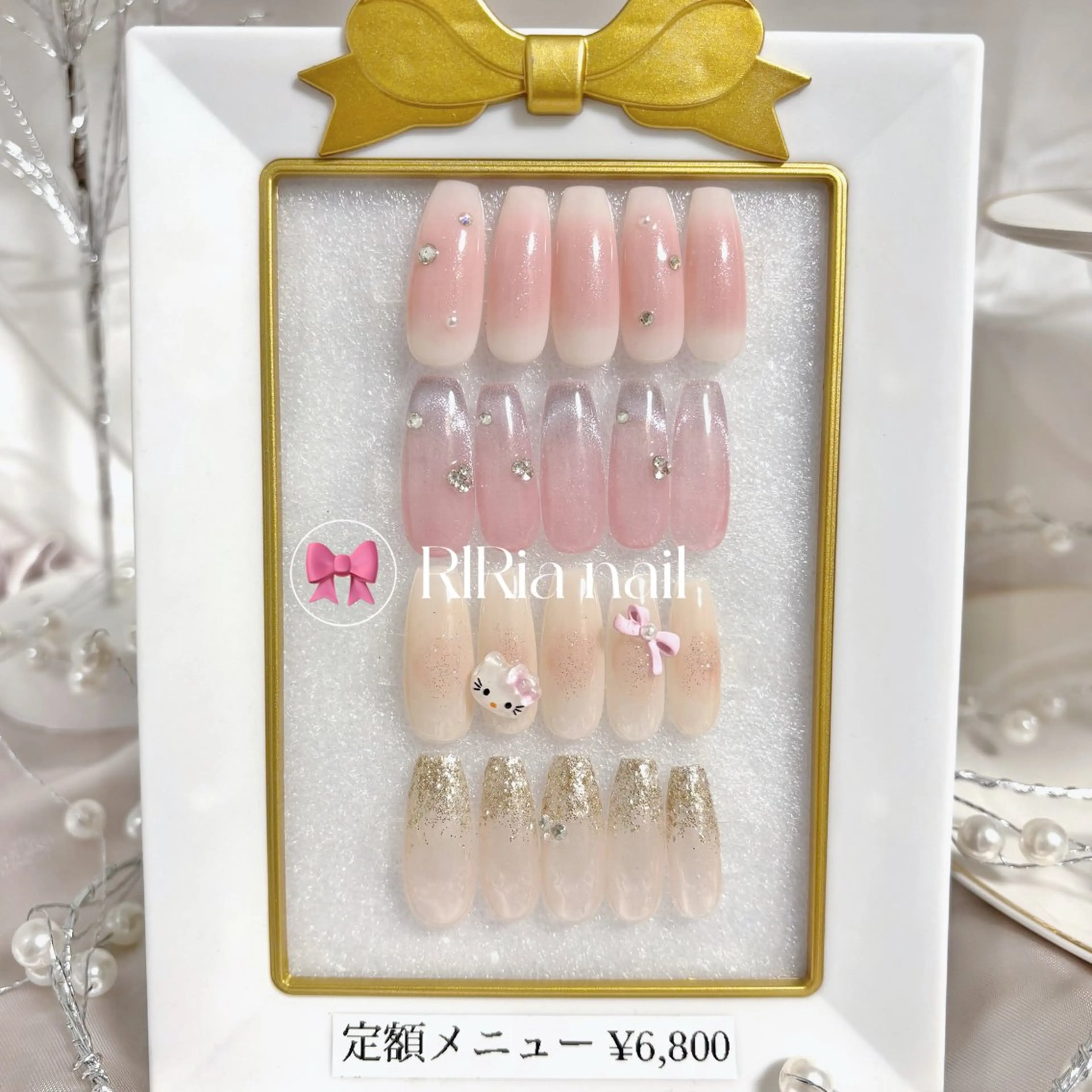 ネイル ハンドネイル 🎀『RlRia』（GO TODAY シェアサロン 横浜Solace店内）🎀所属・RlRia .のネイルデザイン