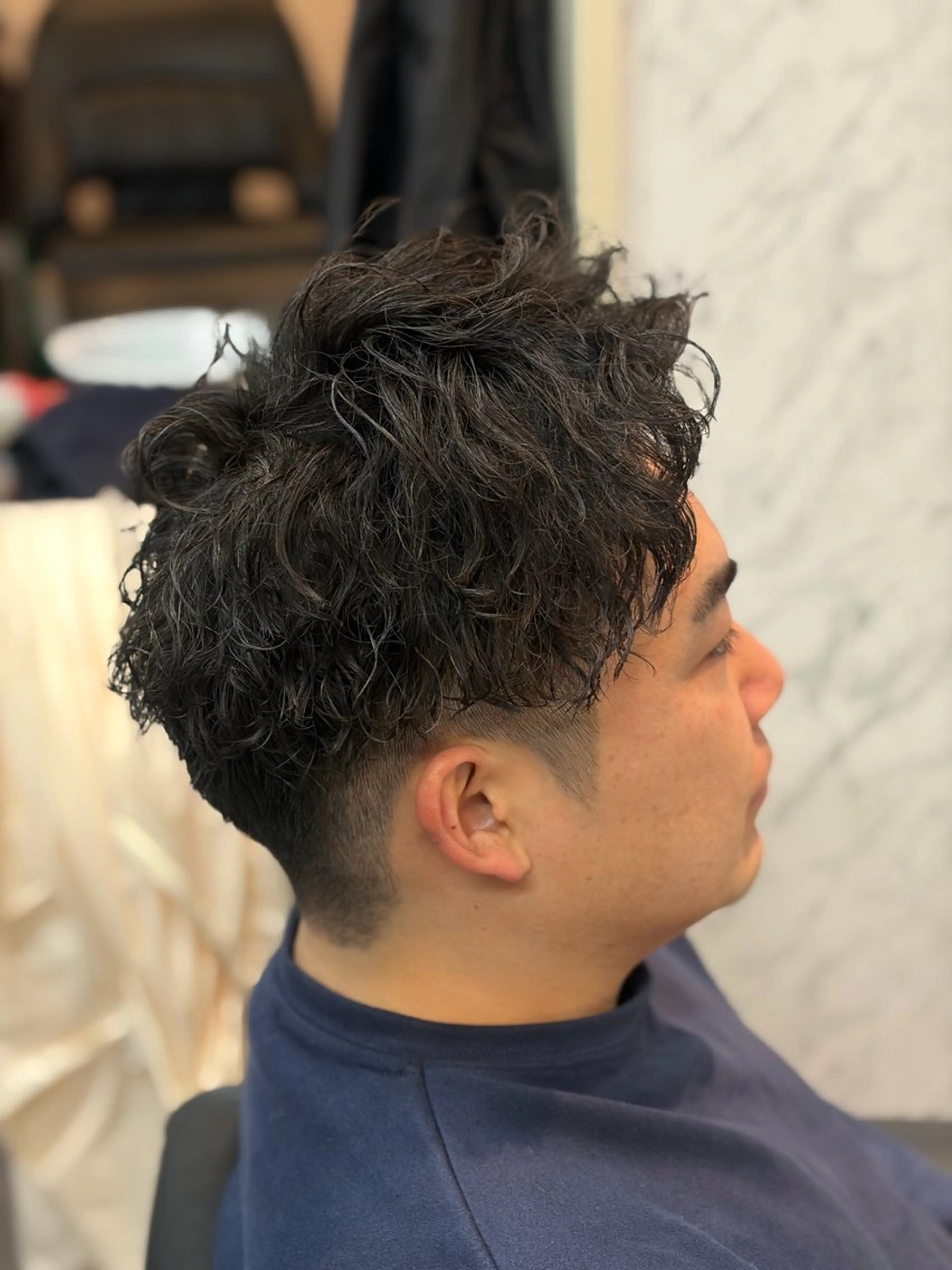 パーマ メンズ カット パーマ メンズ特化/パーマ/ フェードWATARUのヘアスタイル