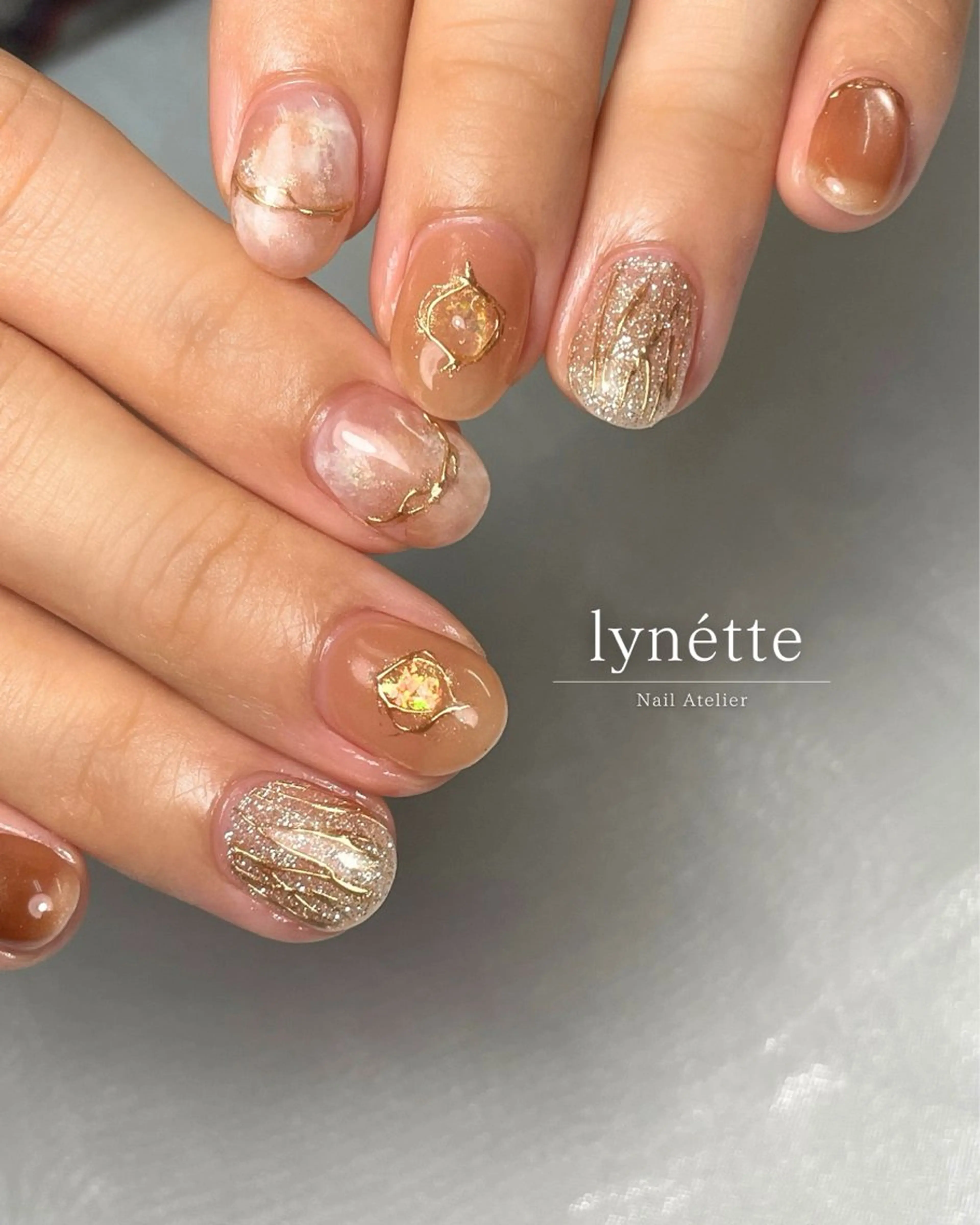 ネイル ニュアンスネイル lynétte 那覇ネイルサロンのネイルデザイン