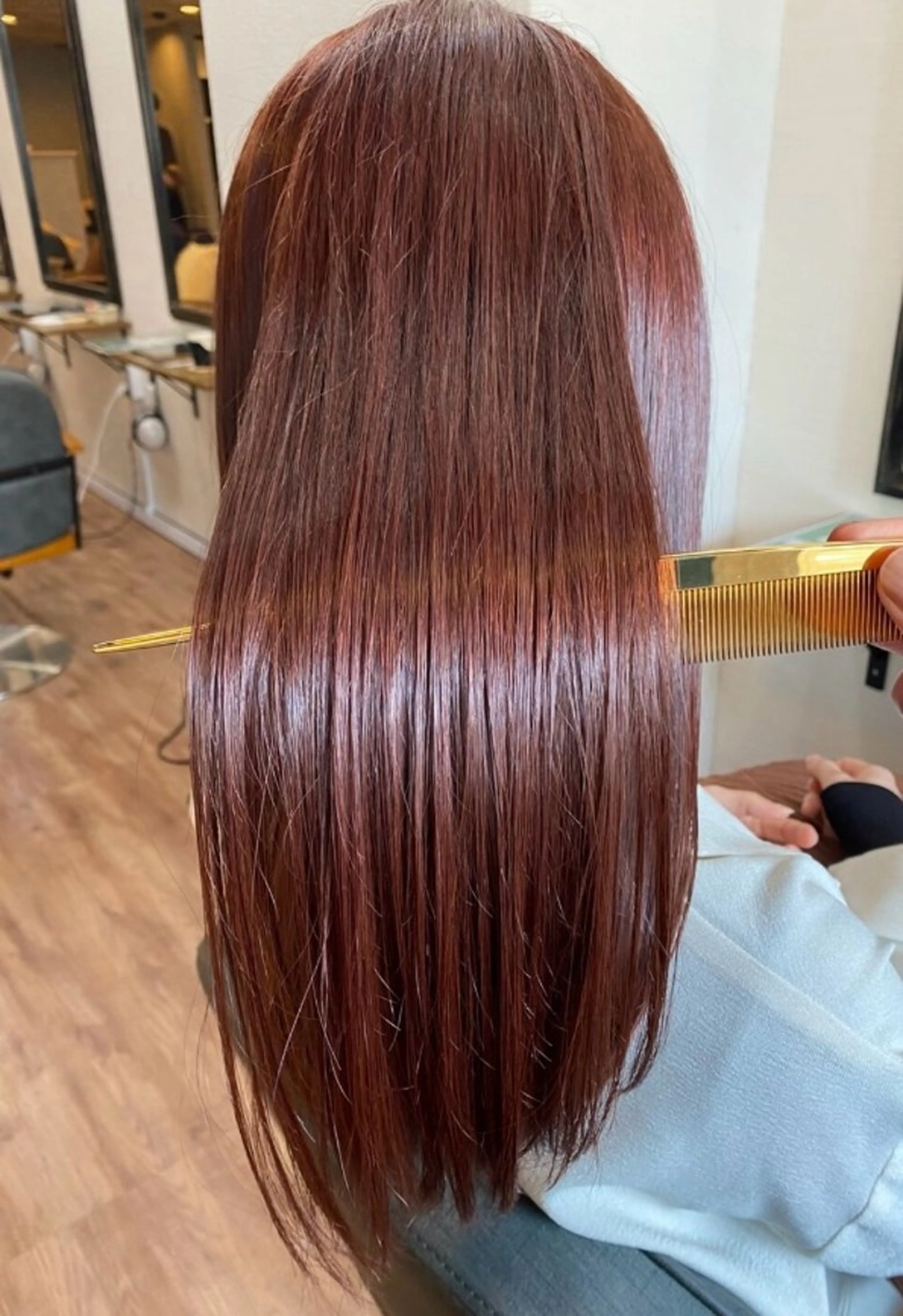 ロング 髪質改善 個室美容室miyuu hair&spa所属・加藤 あおいのヘアスタイル