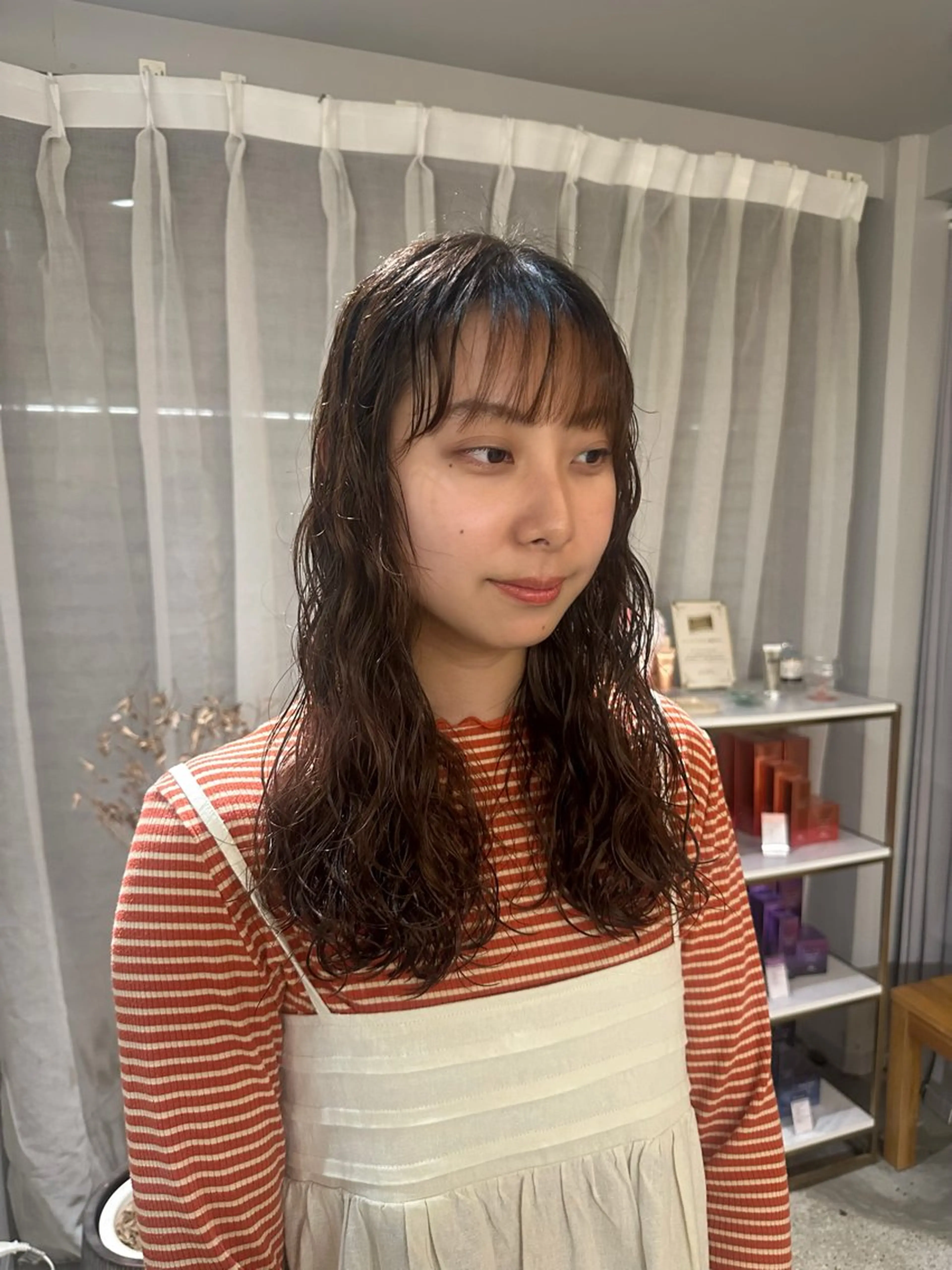 セミロング パーマ セミロングパーマ cipre あゆみのヘアスタイル