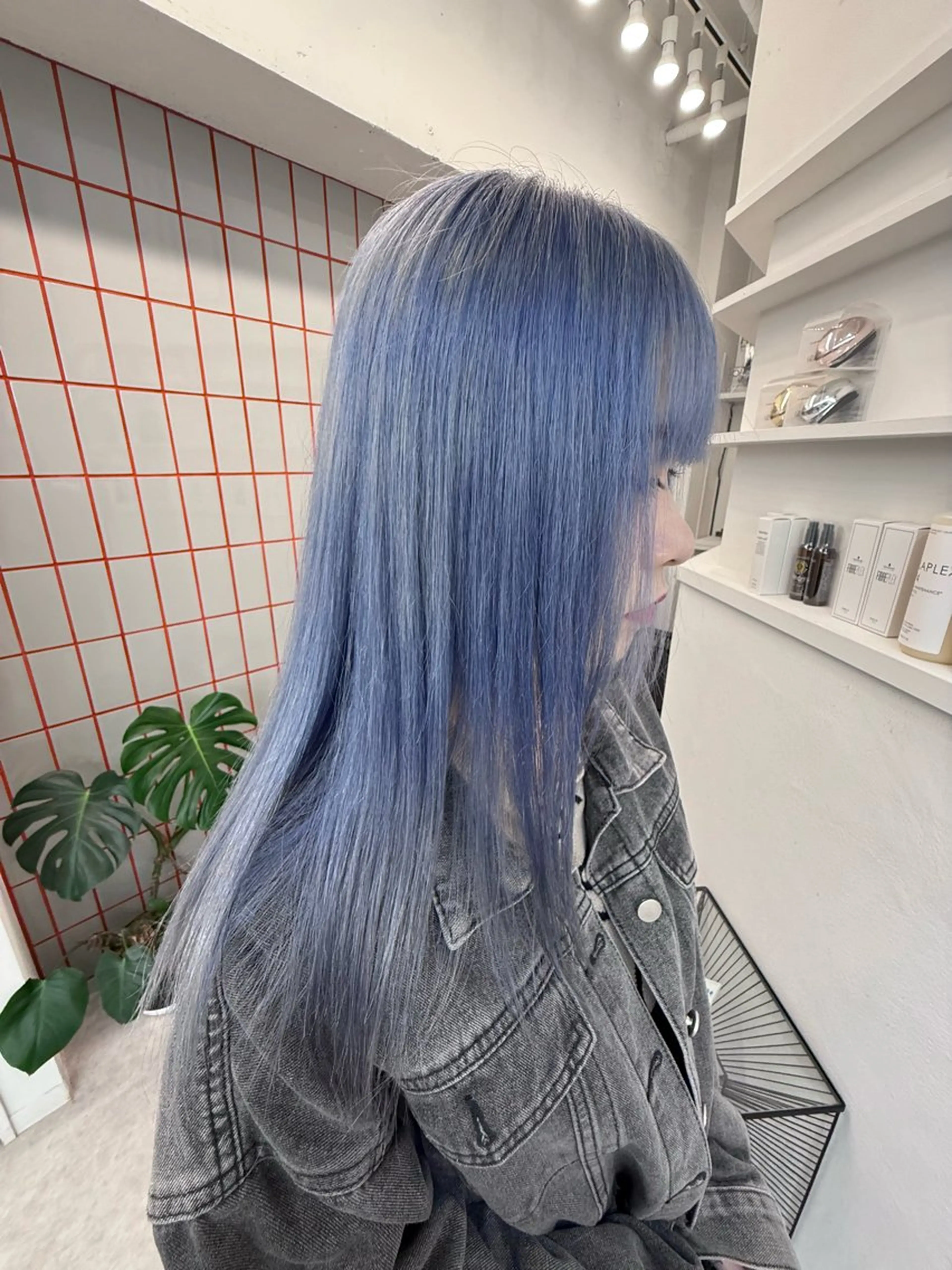 カラー 🐣栄/ハイトーン カラー/そうた🐣‪のヘアスタイル