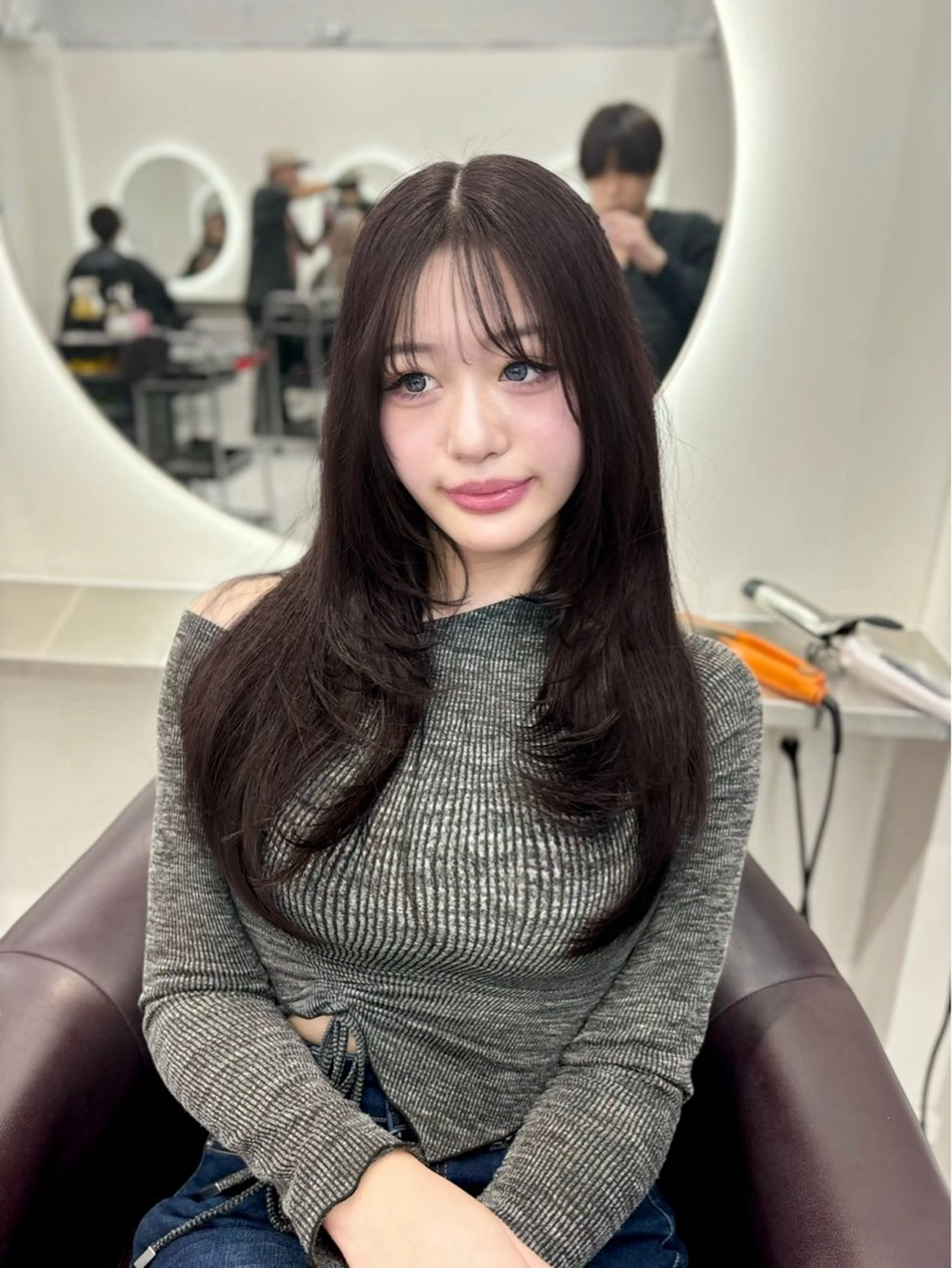 ロング カラー 艶髪ハイトーン 💎yuuki💎のヘアスタイル