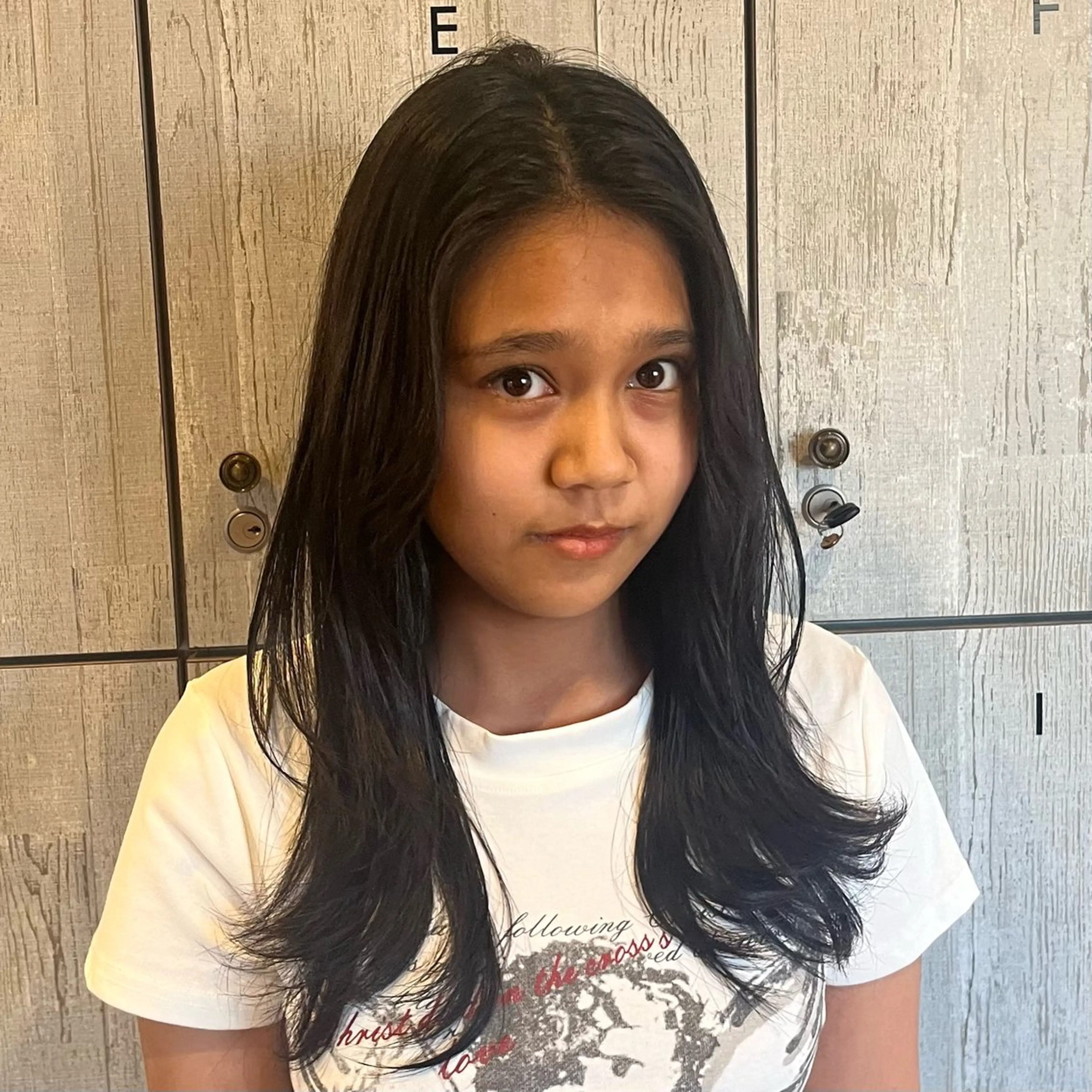 セミロング カラー/韓国レイヤー /ブリーチ/hinaのヘアスタイル