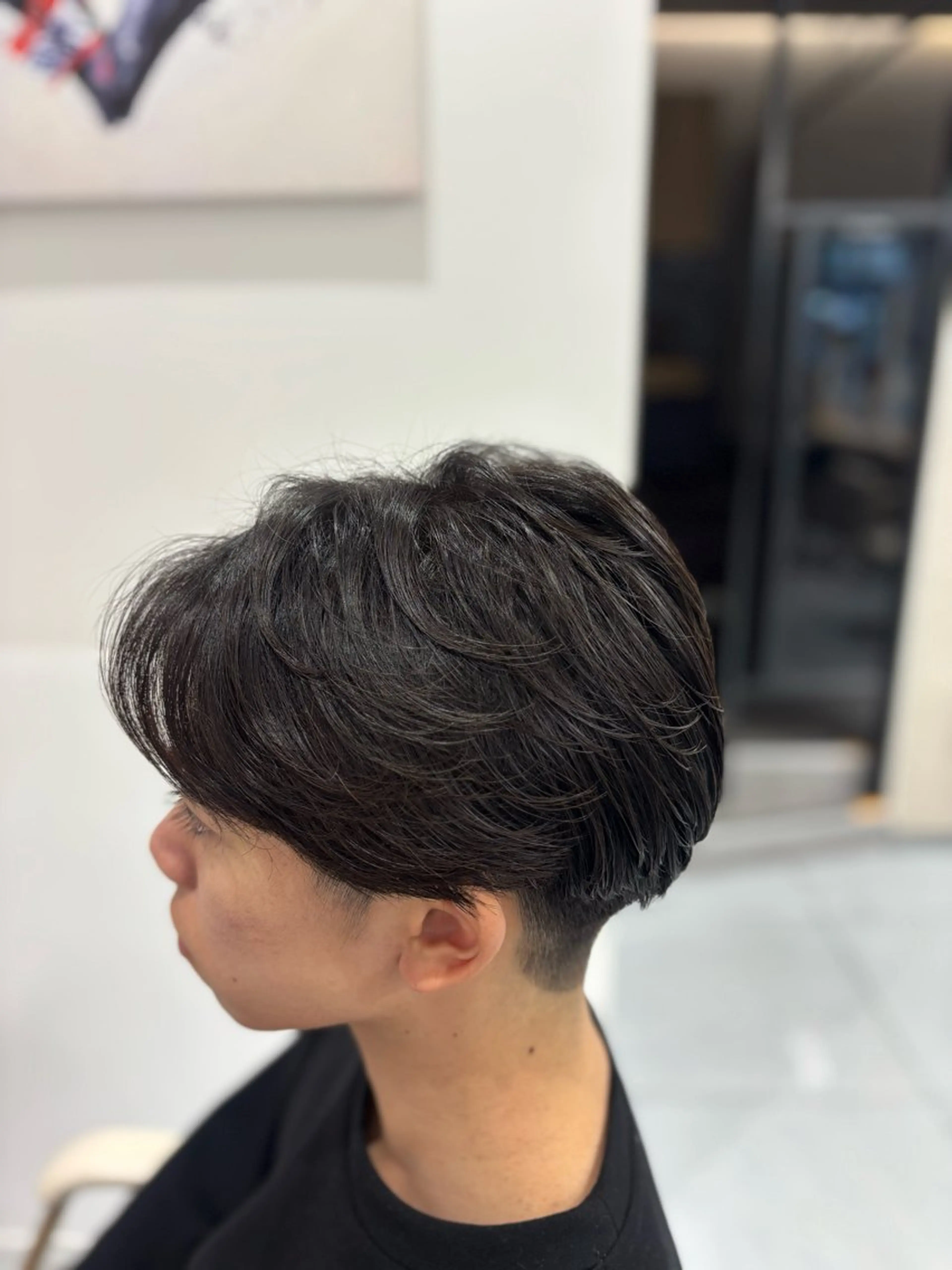 ショート パーマ メンズ カット パーマ メンズ特化韓国風 パーマスタイル/りんのヘアスタイル