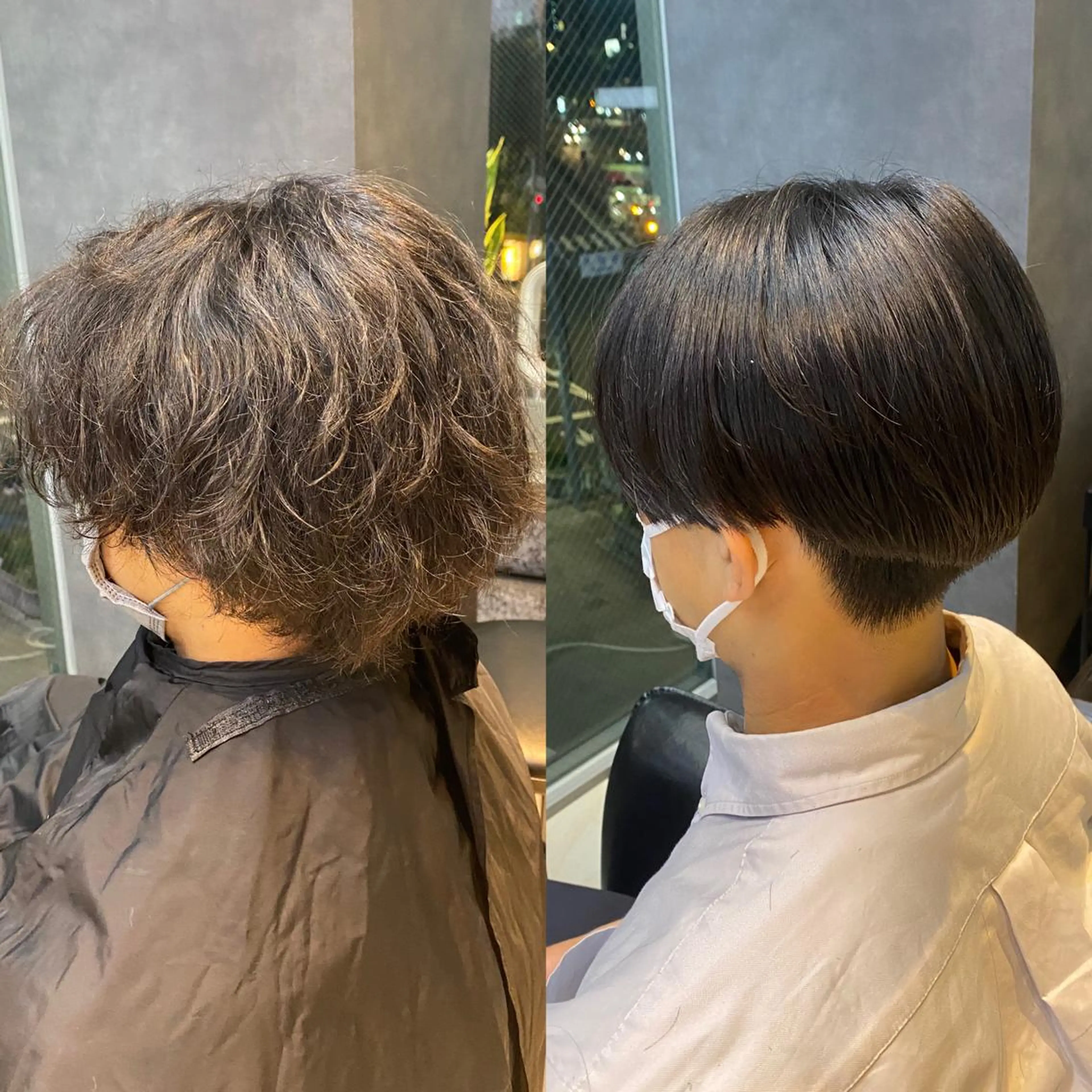 メンズカット✂️ +Rストレート+ステップトリートメントの写真