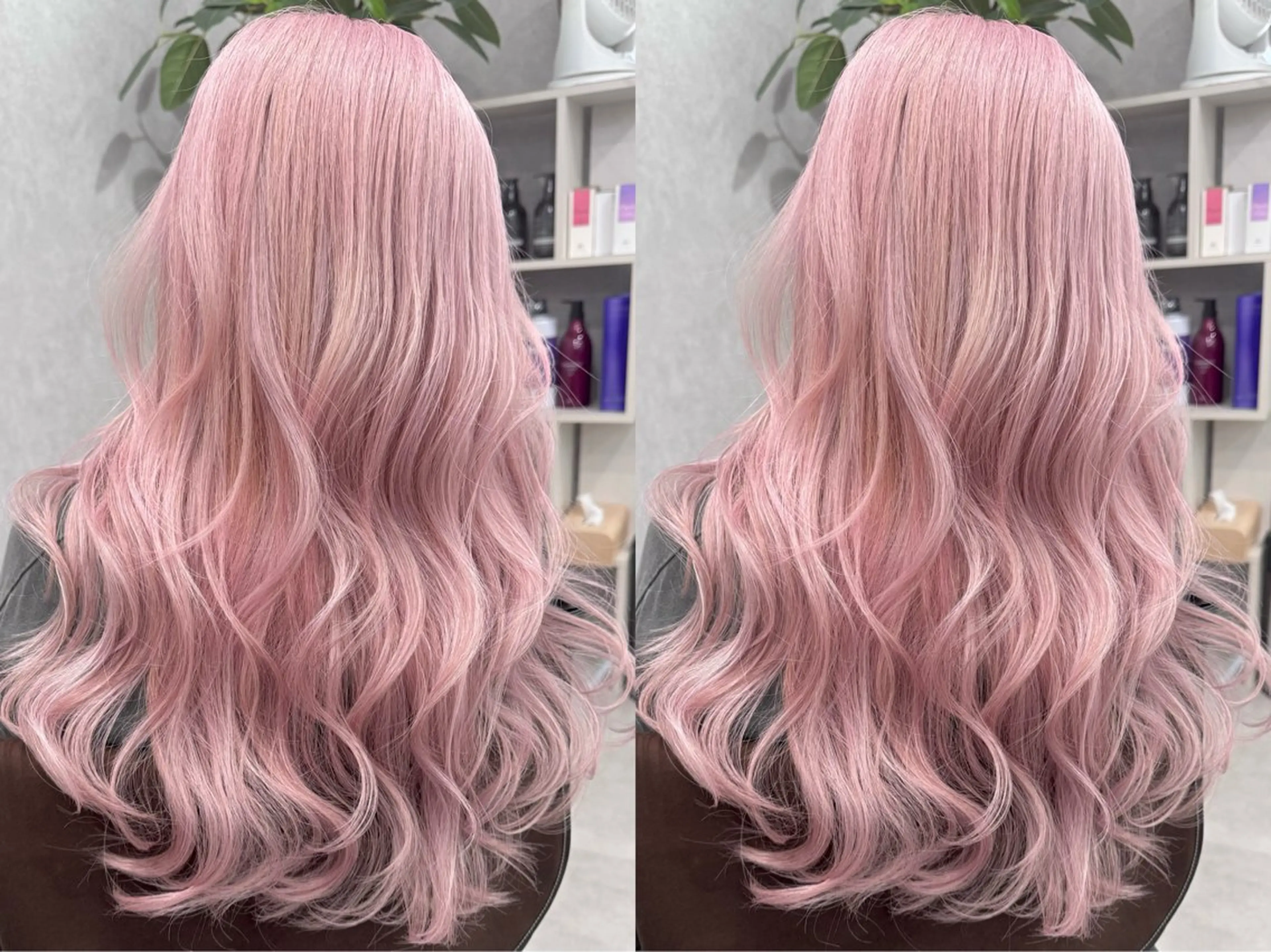 ロング カラー ブリーチ/エクステ LOWRL【ロウル】のヘアスタイル