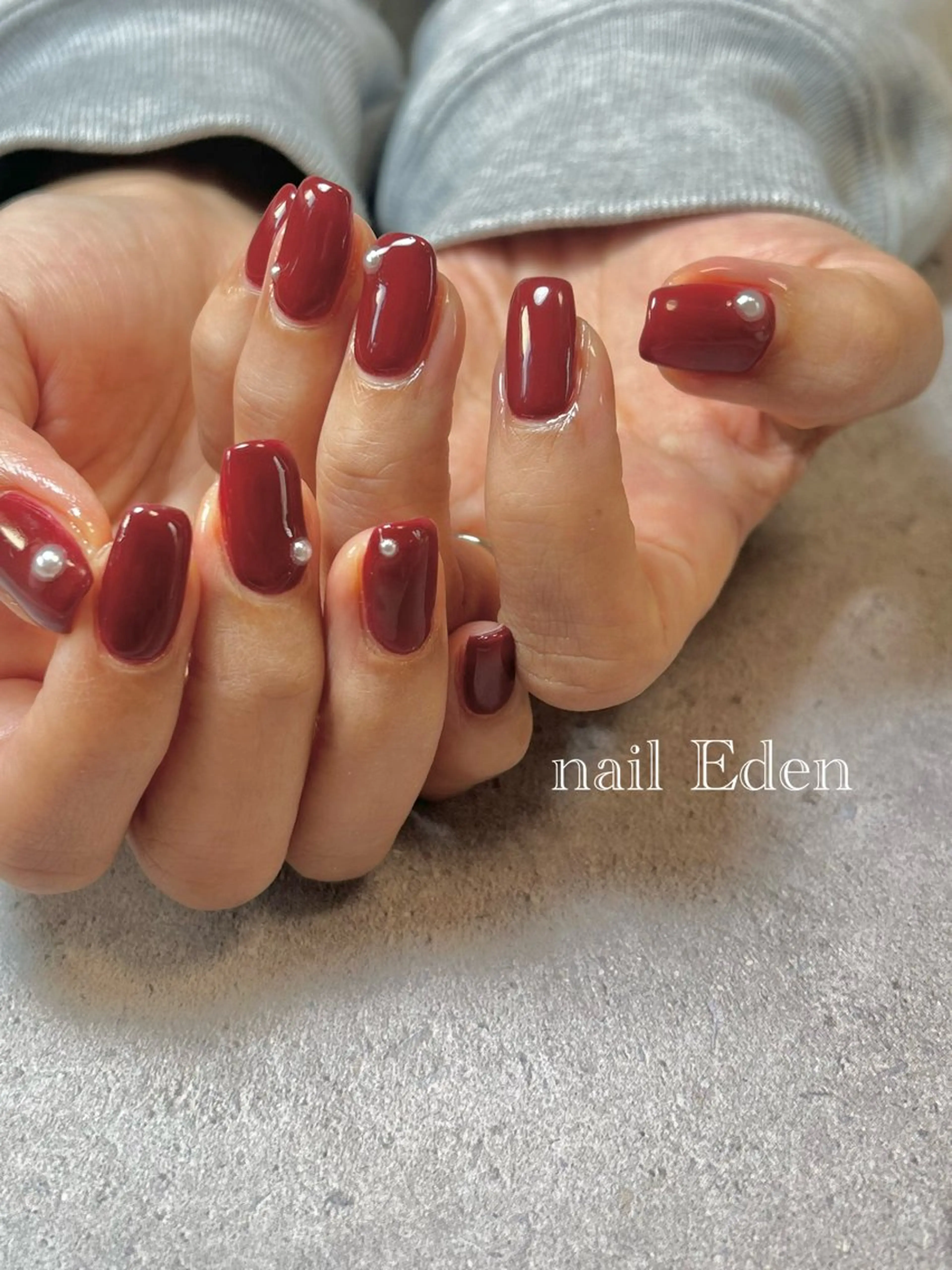 ネイル 持ち込み ハンドネイル ハンドケア Eden　private nail saron所属・Eden ♾️のネイルデザイン