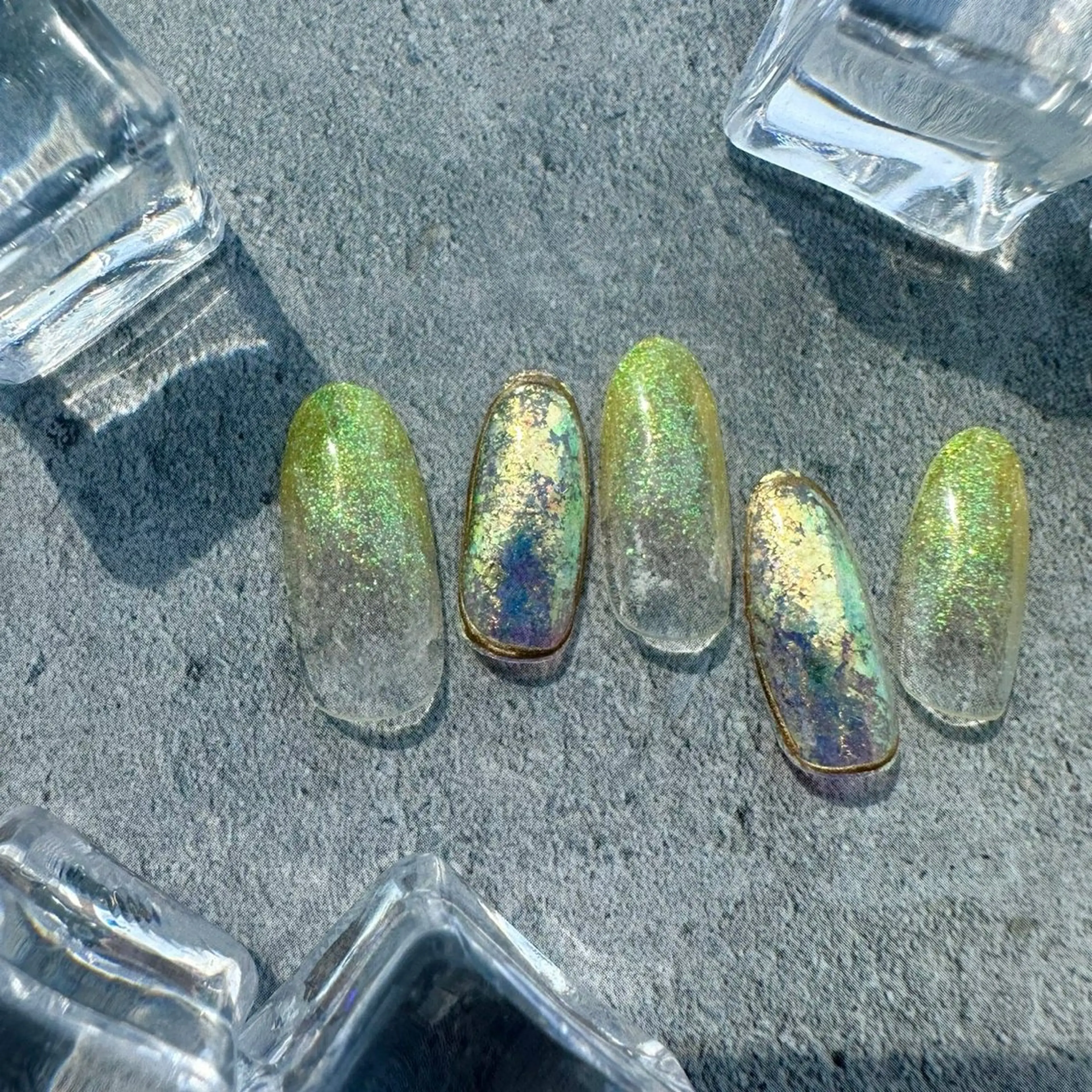 ネイル ⭐︎休業中の練習⭐︎ JNA認定講師髙橋のネイルデザイン