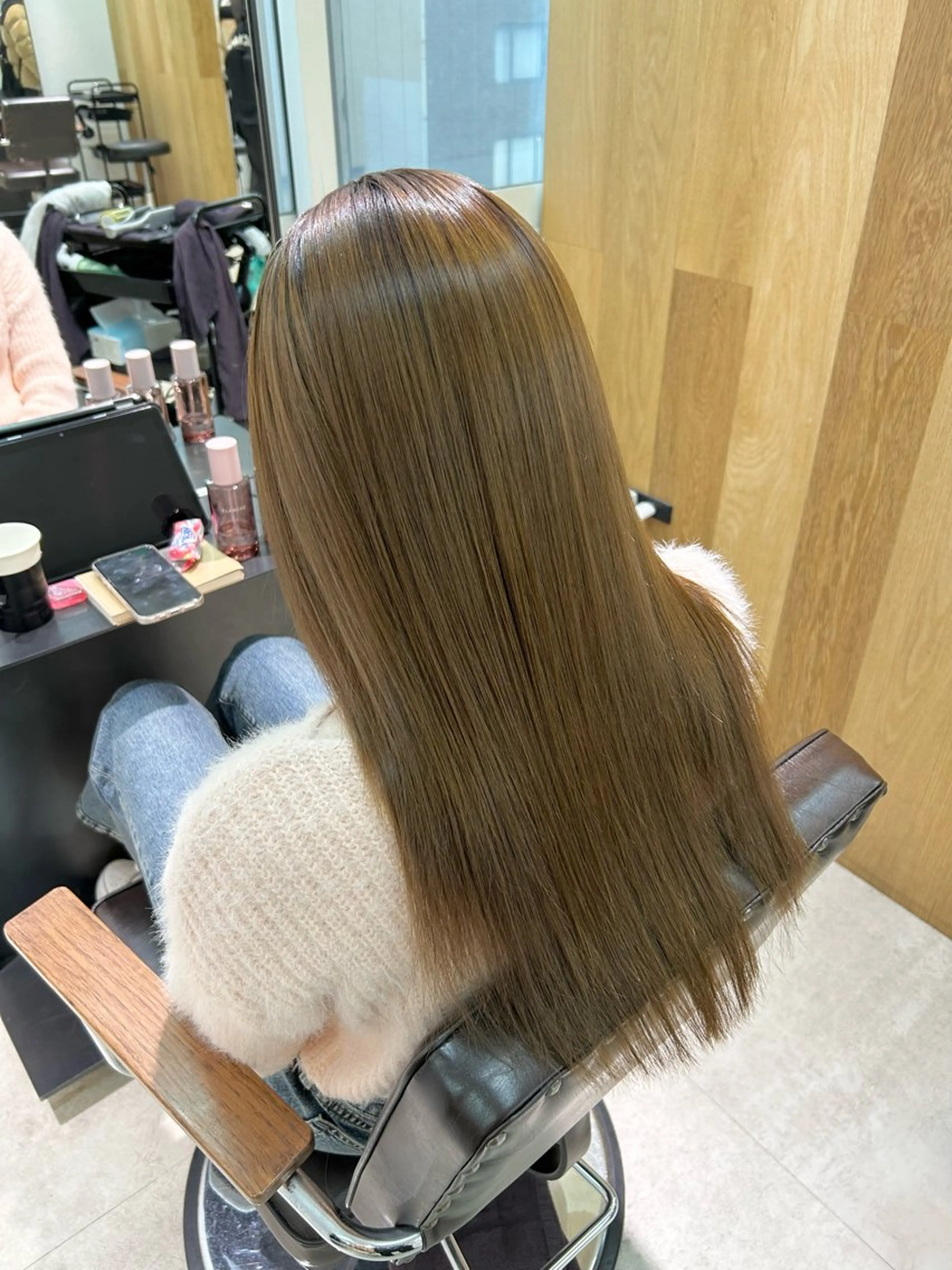 ロング 縮毛矯正 トリートメント カット 縮毛矯正 トリートメント 🩵縮毛矯正  髪質 改善 美髪🩵のヘアスタイル