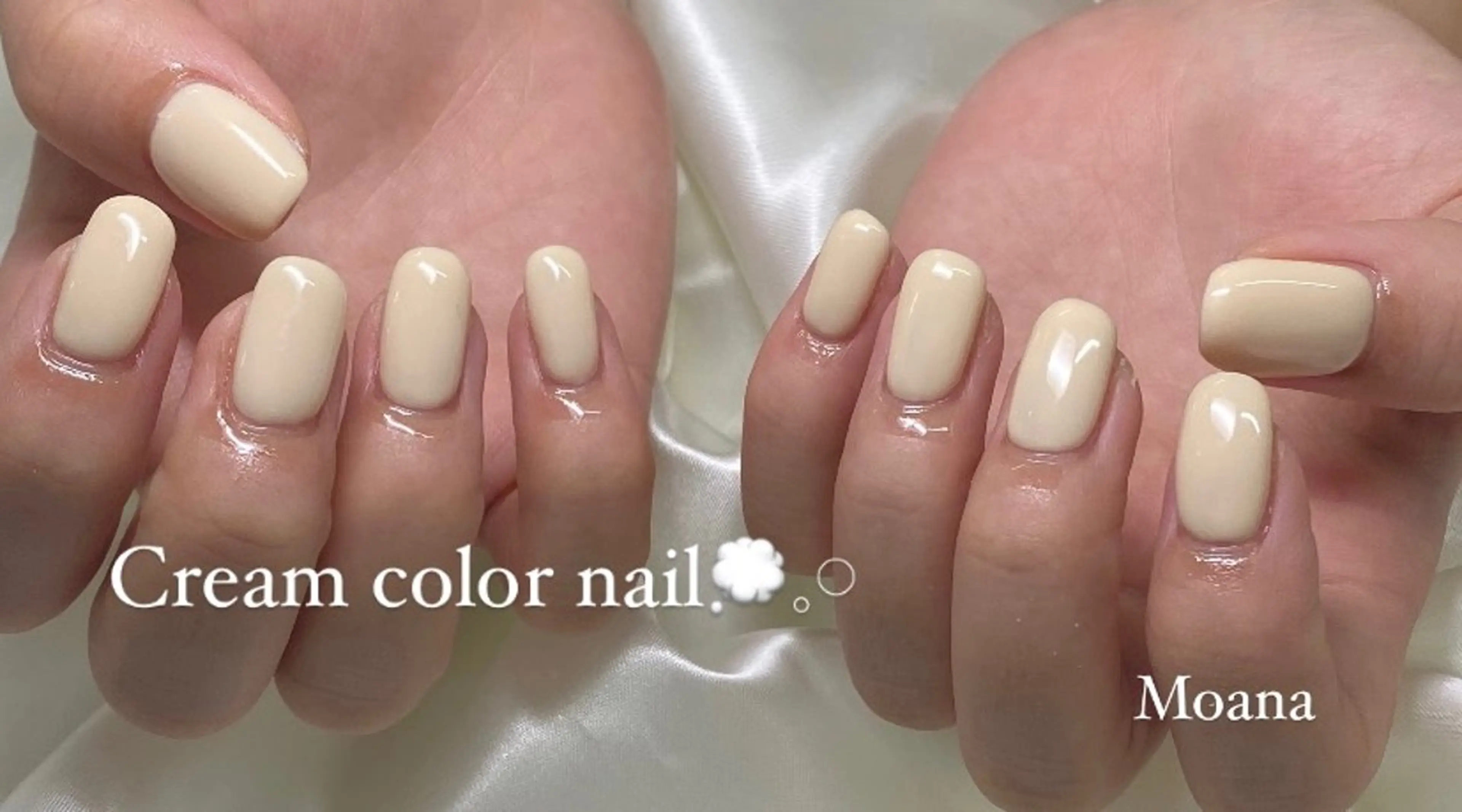 ネイル ワンカラーネイル シンプルネイル ハンドネイル MoanaNail Manamiのネイルデザイン