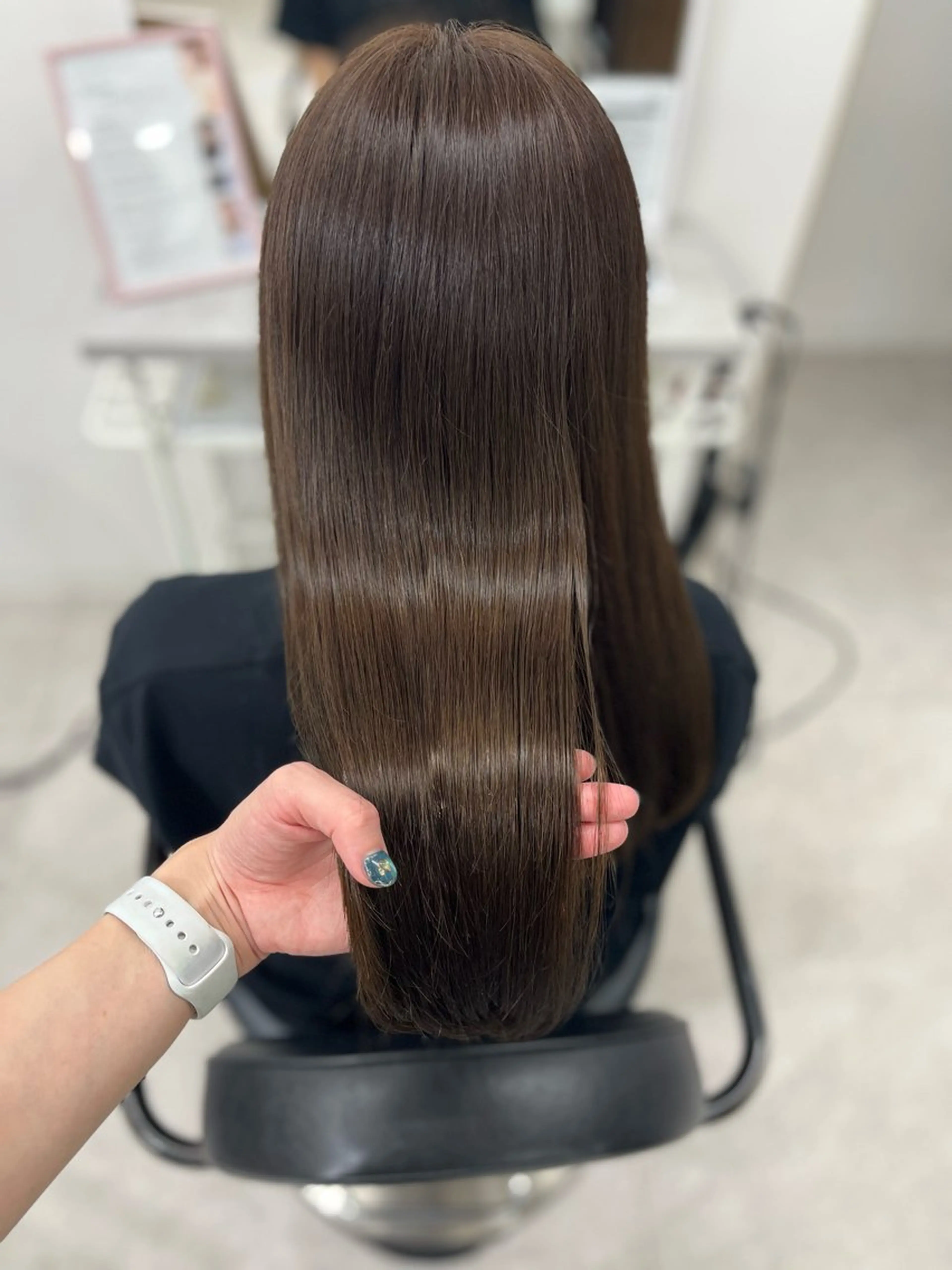 ロング カラー ブラウンカラー カット ヘアカラー トリートメント 🫧ぷる艶カラー🫧 Yuubi🦩のヘアスタイル