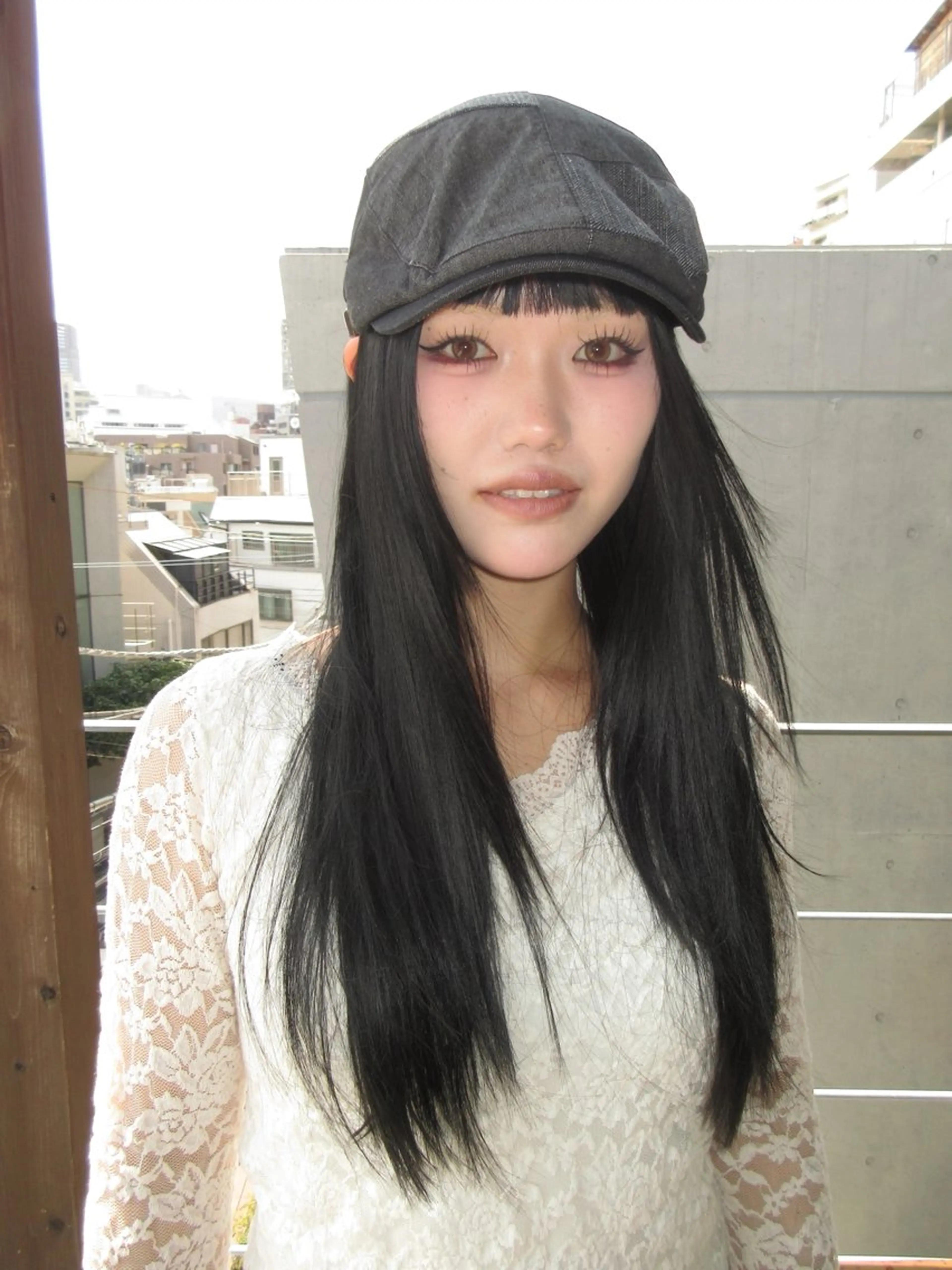 ロング レイヤーカット ロング カット レイヤーカット\ウル フ　chinatsuのヘアスタイル