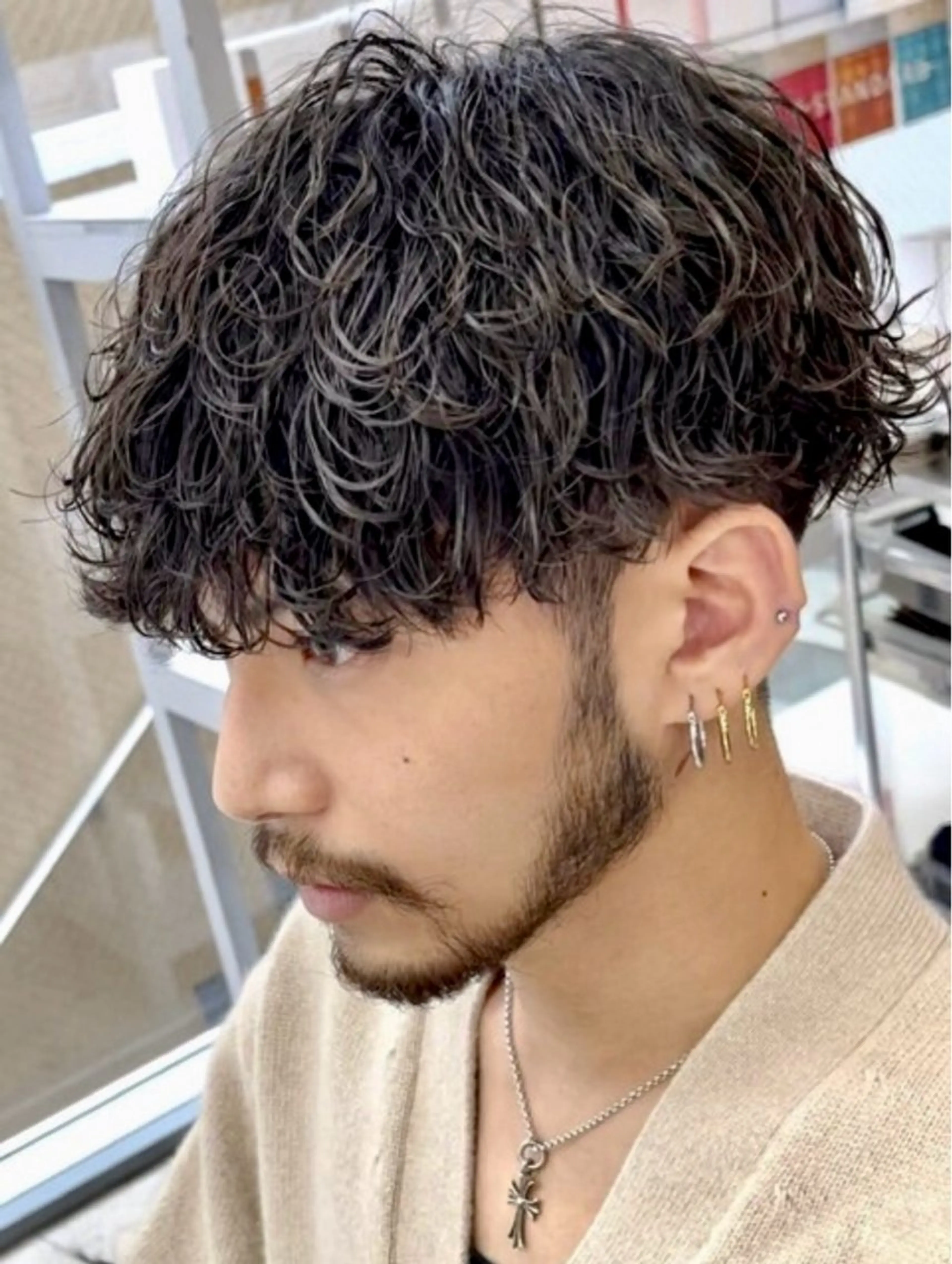 パーマ メンズ カット パーマ fifth天神メンズ パーマ職人/山口皓大のヘアスタイル