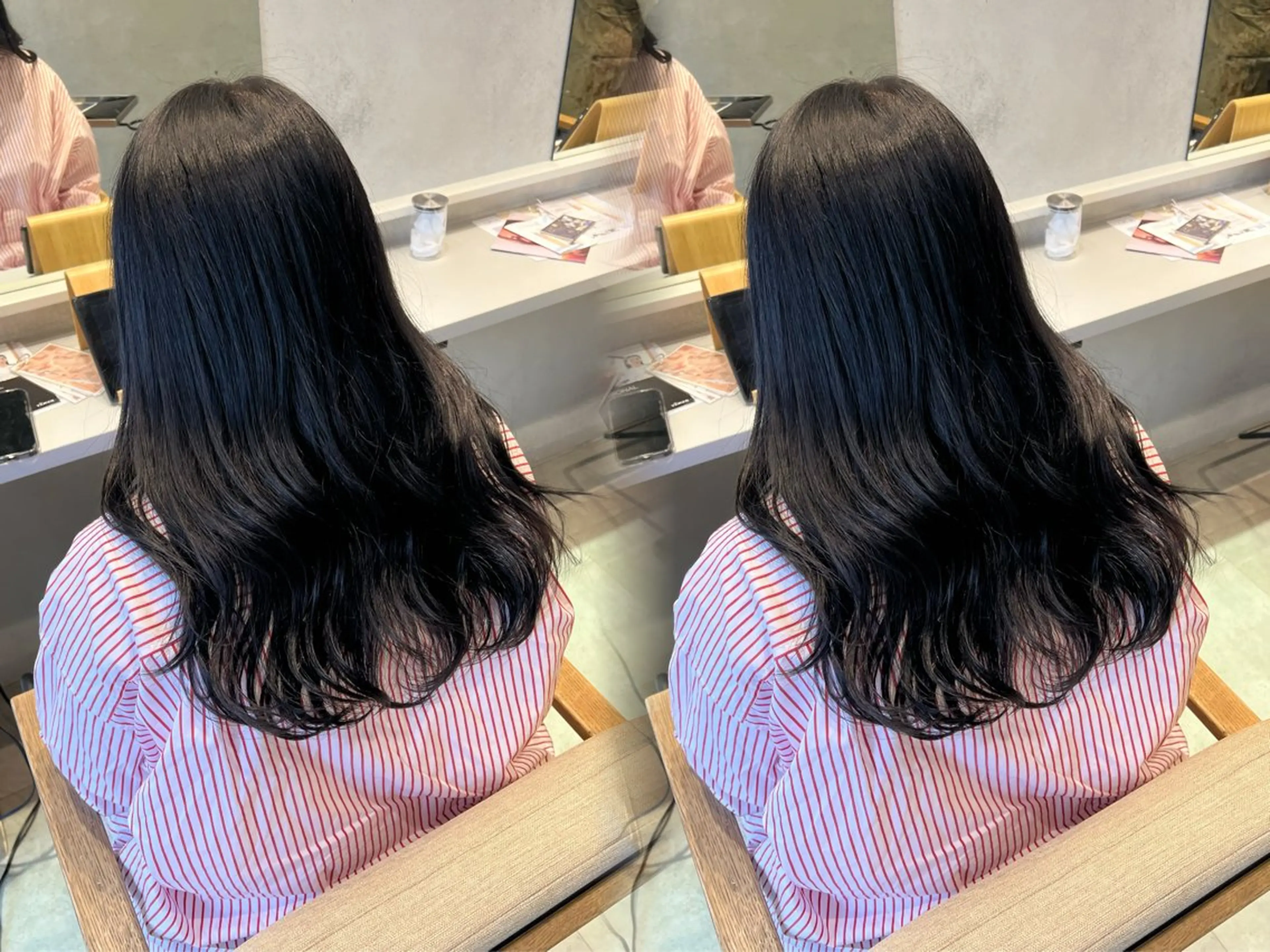 ロング カラー ブリーチ ハイトーンカラー ヘアカラー ayaka🫧 梅田ダブルカラーのヘアスタイル